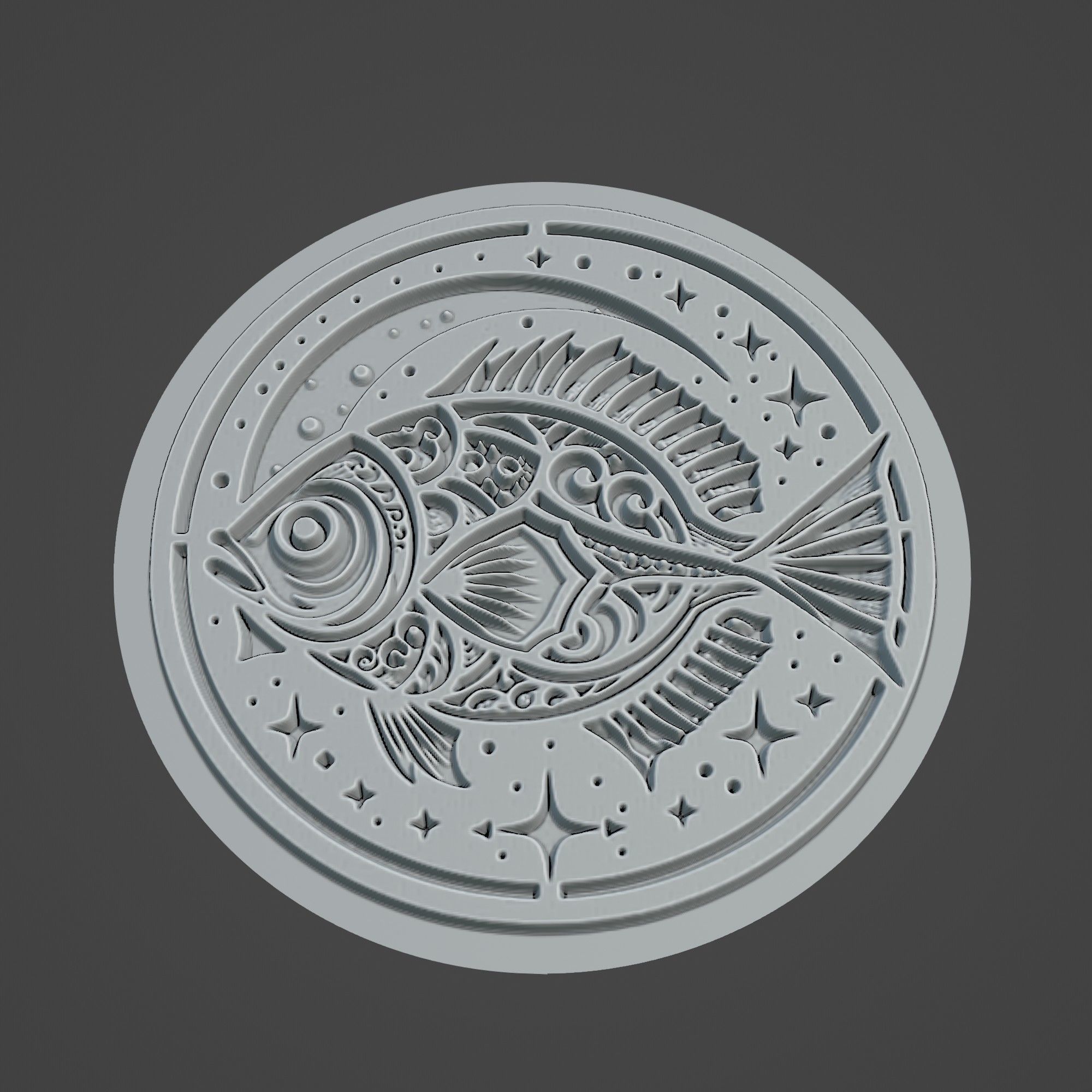 Sunfish Animal 3D print model_3