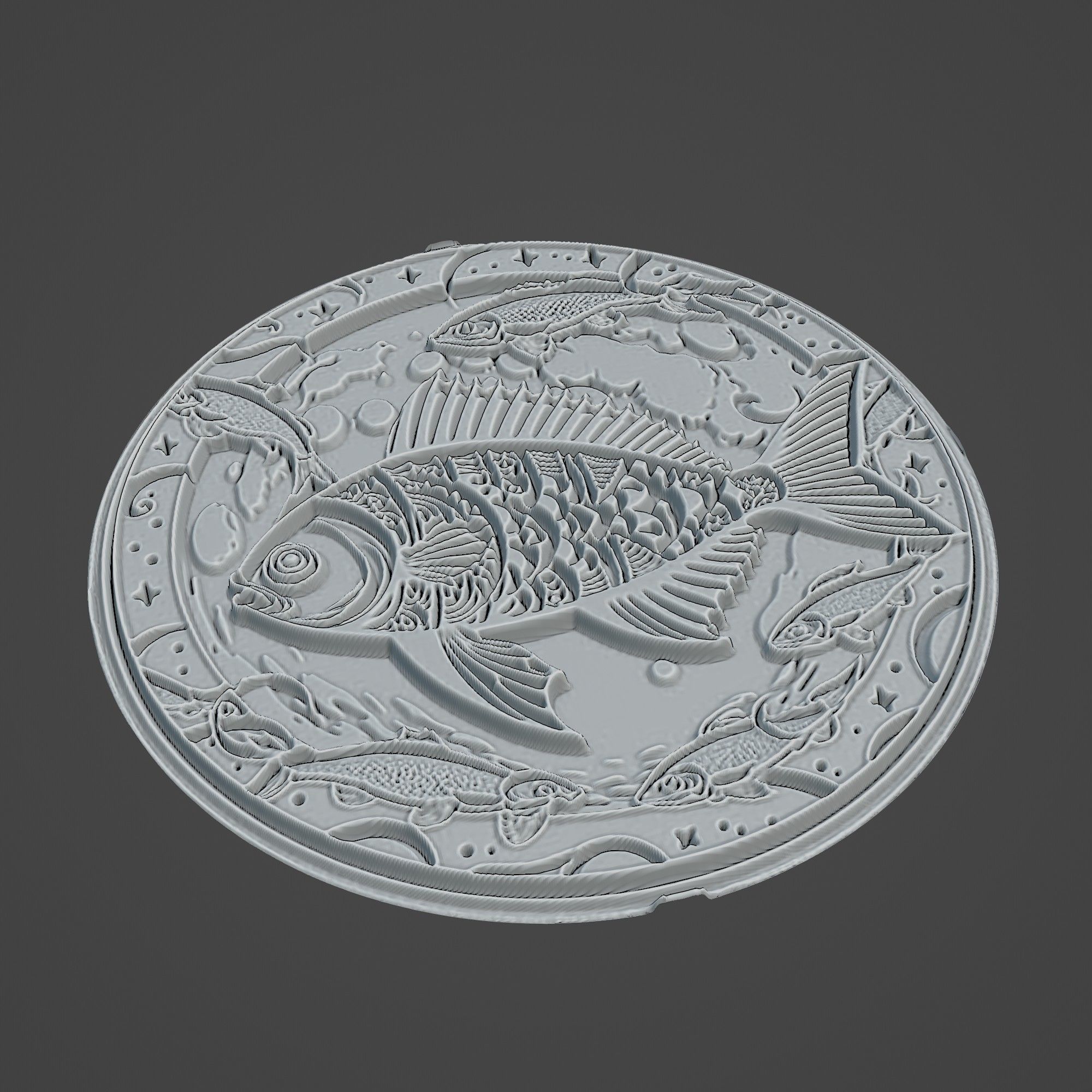 Sunfish Animal 3D print model_2