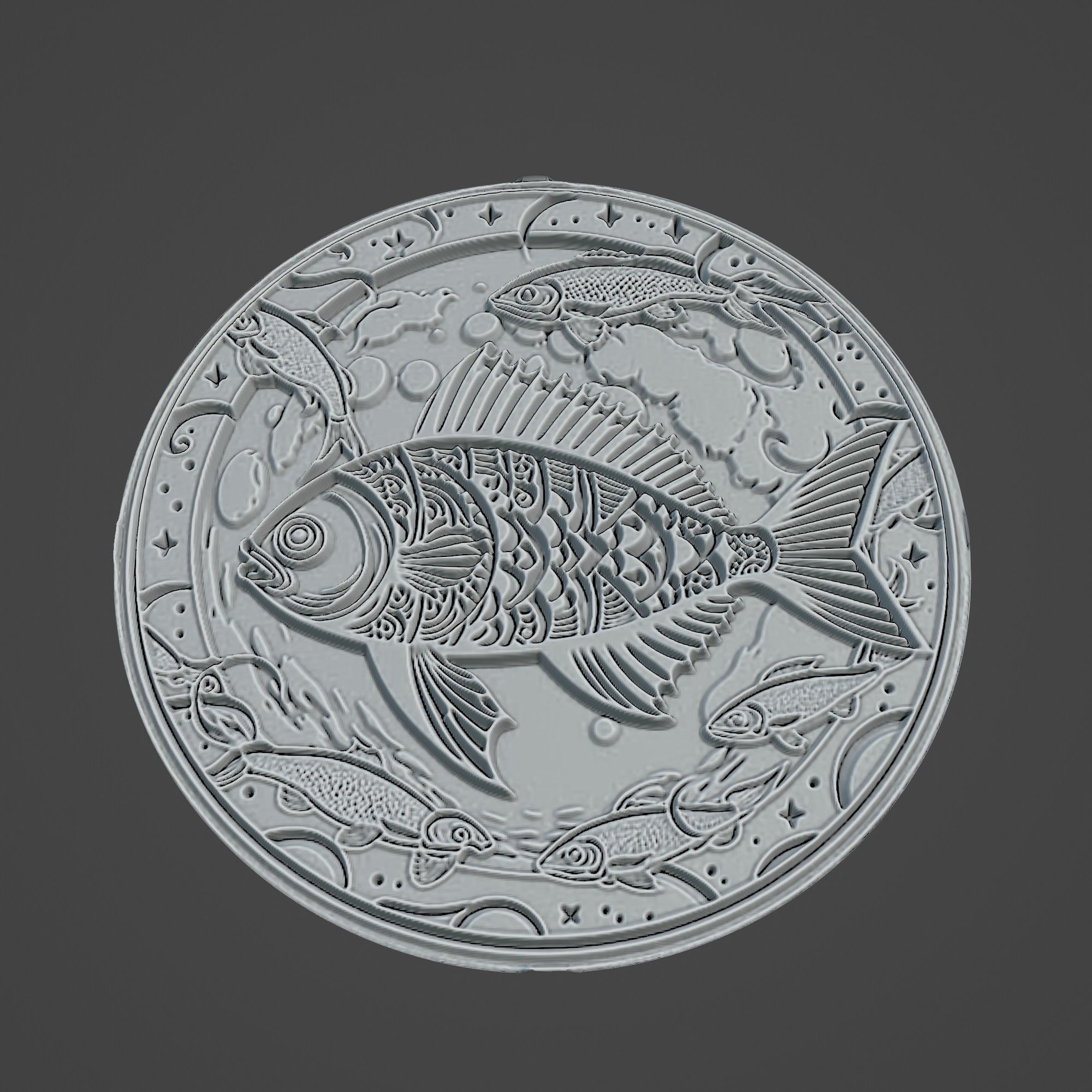 Sunfish Animal 3D print model_3