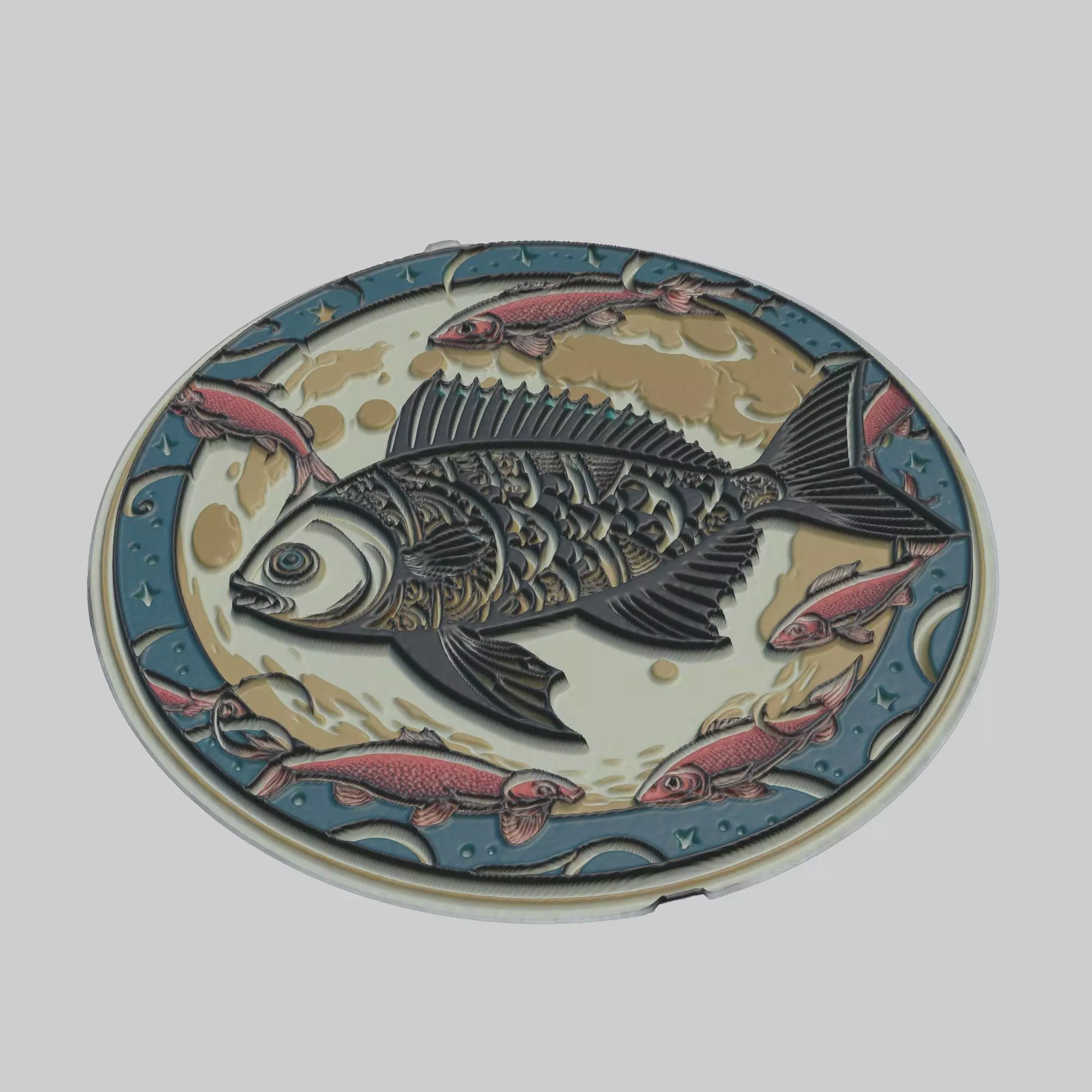 Sunfish Animal 3D print model_0