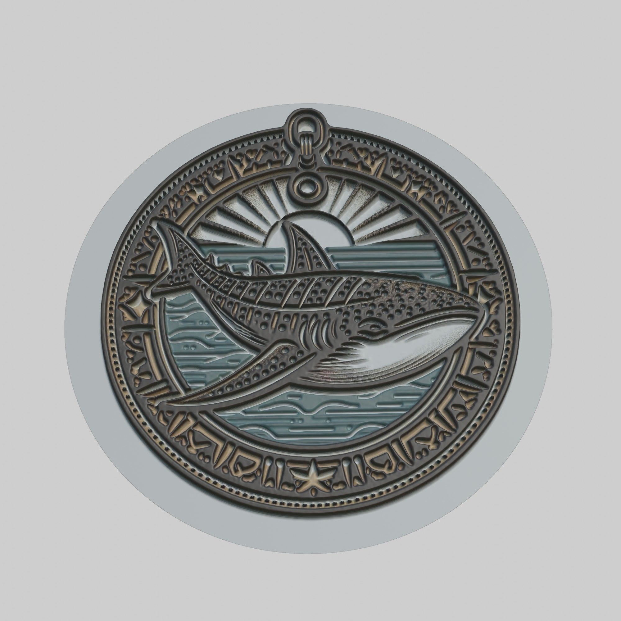 Whale Shark Animal 3D print model_1