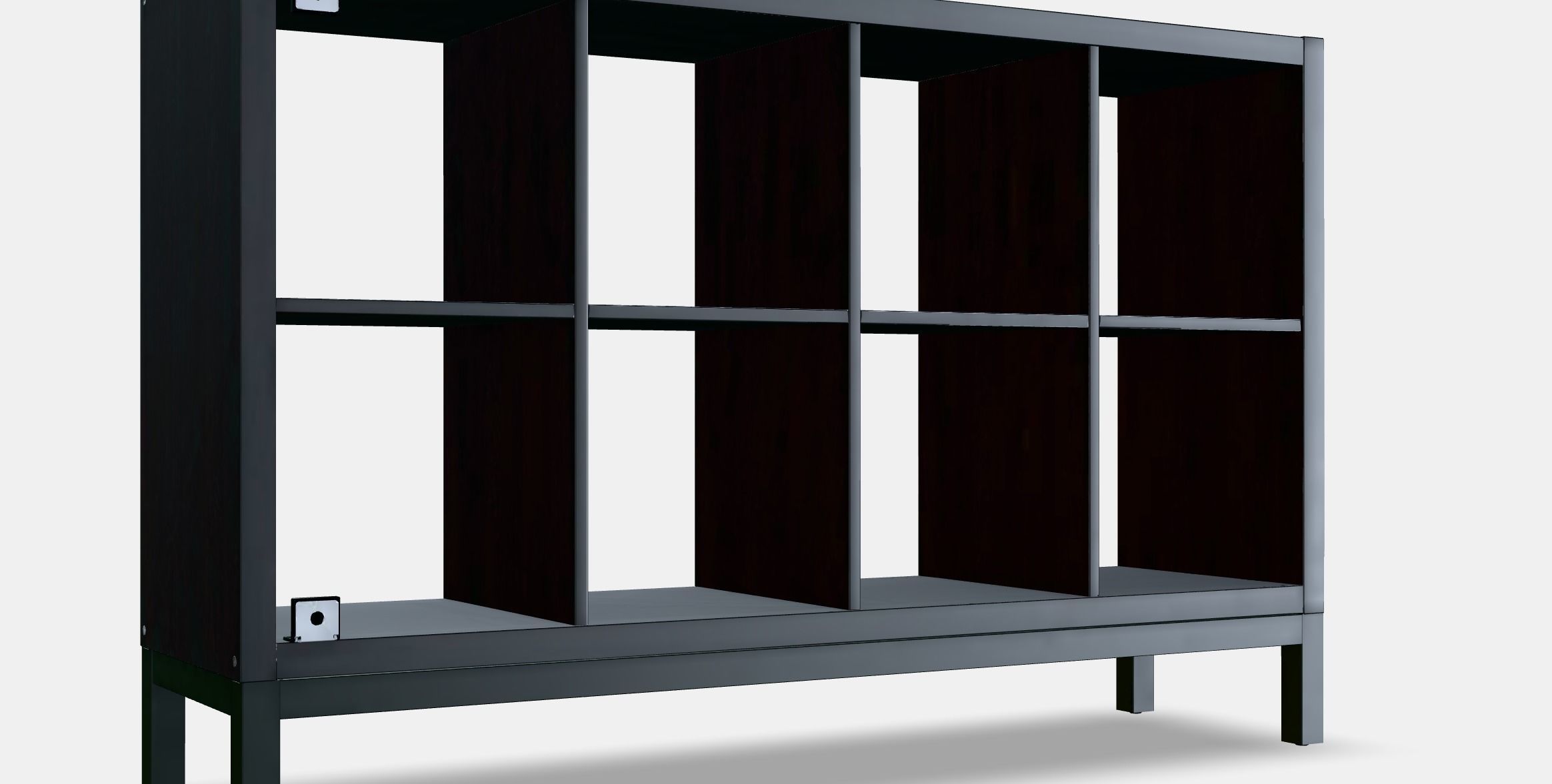 KALLAX Shelving unit with underframe 3 Low-poly 3D model_4