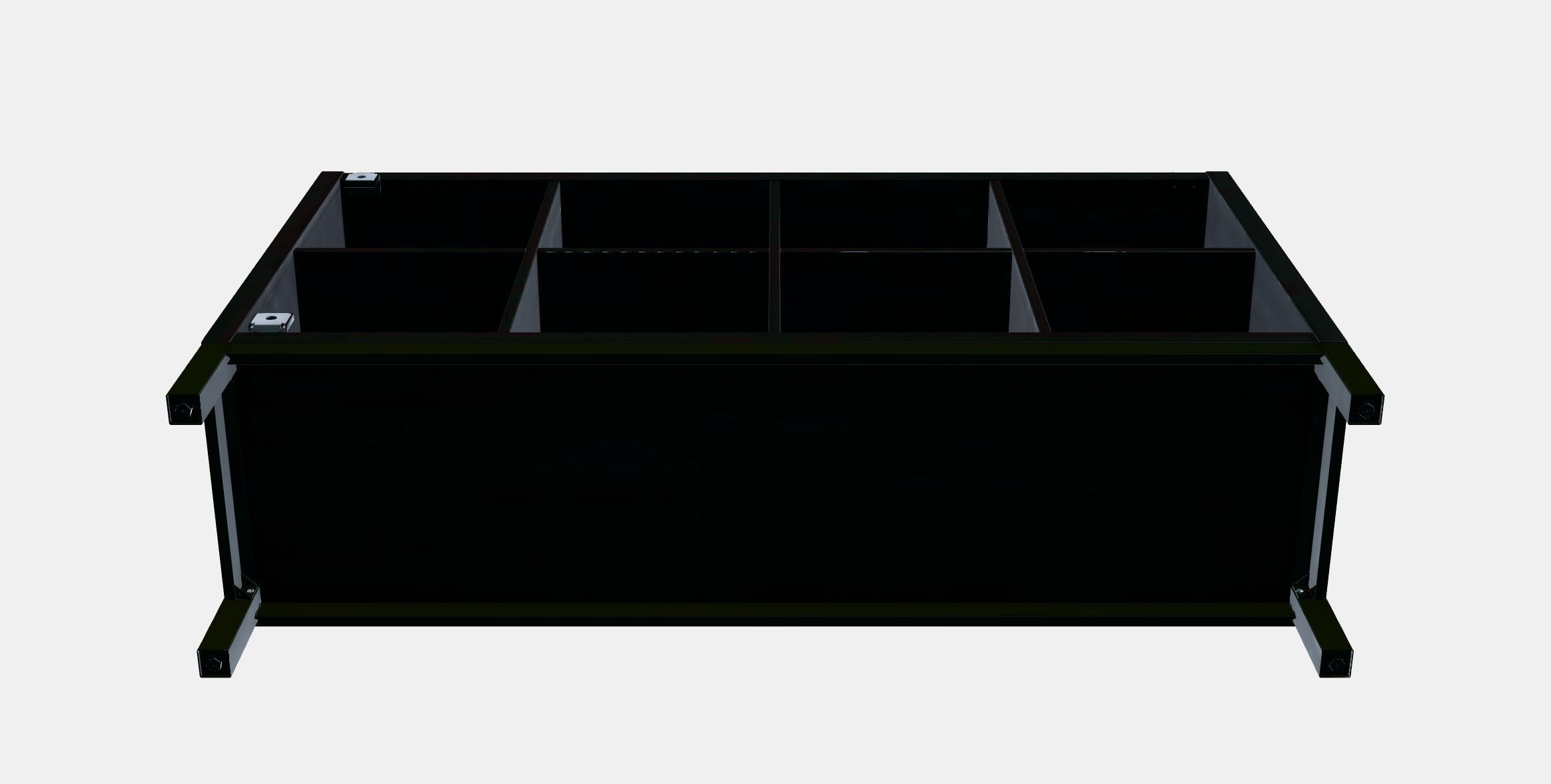 KALLAX Shelving unit with underframe 3 Low-poly 3D model_8