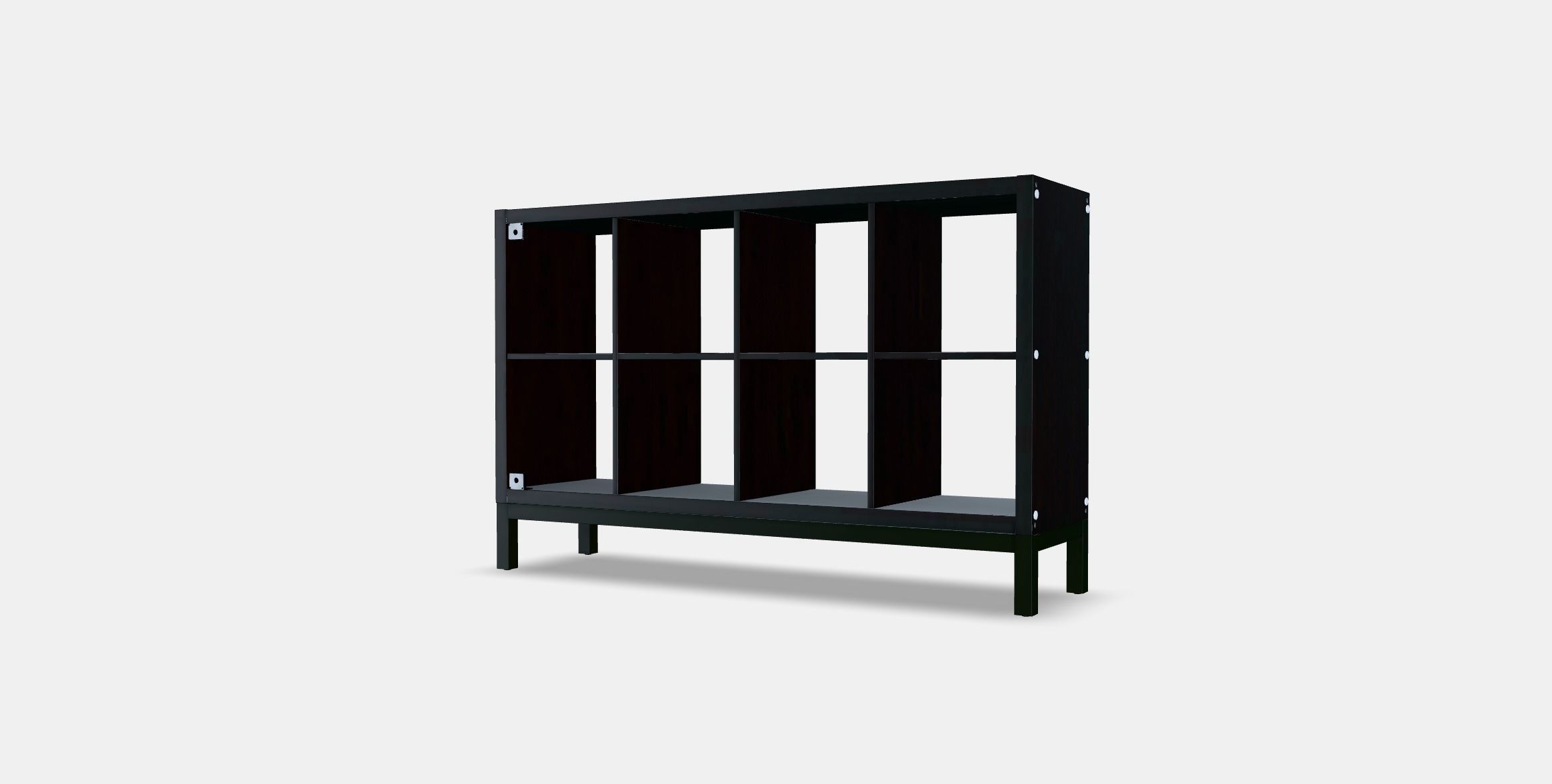 KALLAX Shelving unit with underframe 3 Low-poly 3D model_6