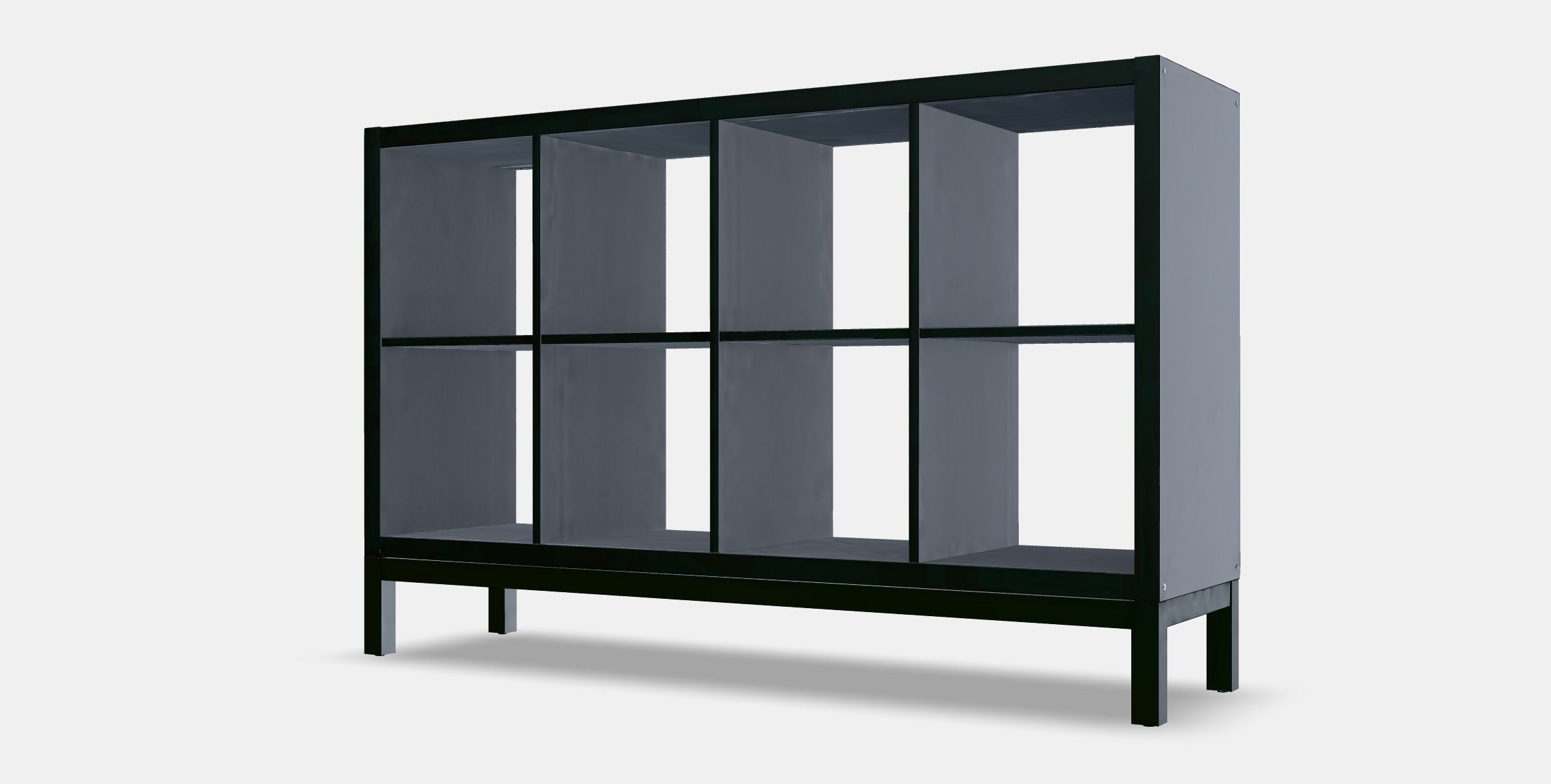KALLAX Shelving unit with underframe 3 Low-poly 3D model_13