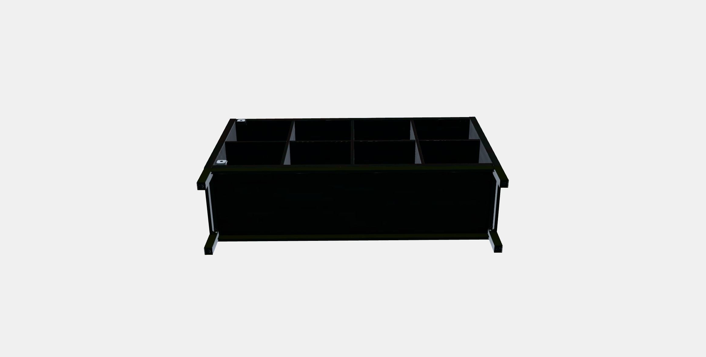 KALLAX Shelving unit with underframe 3 Low-poly 3D model_5