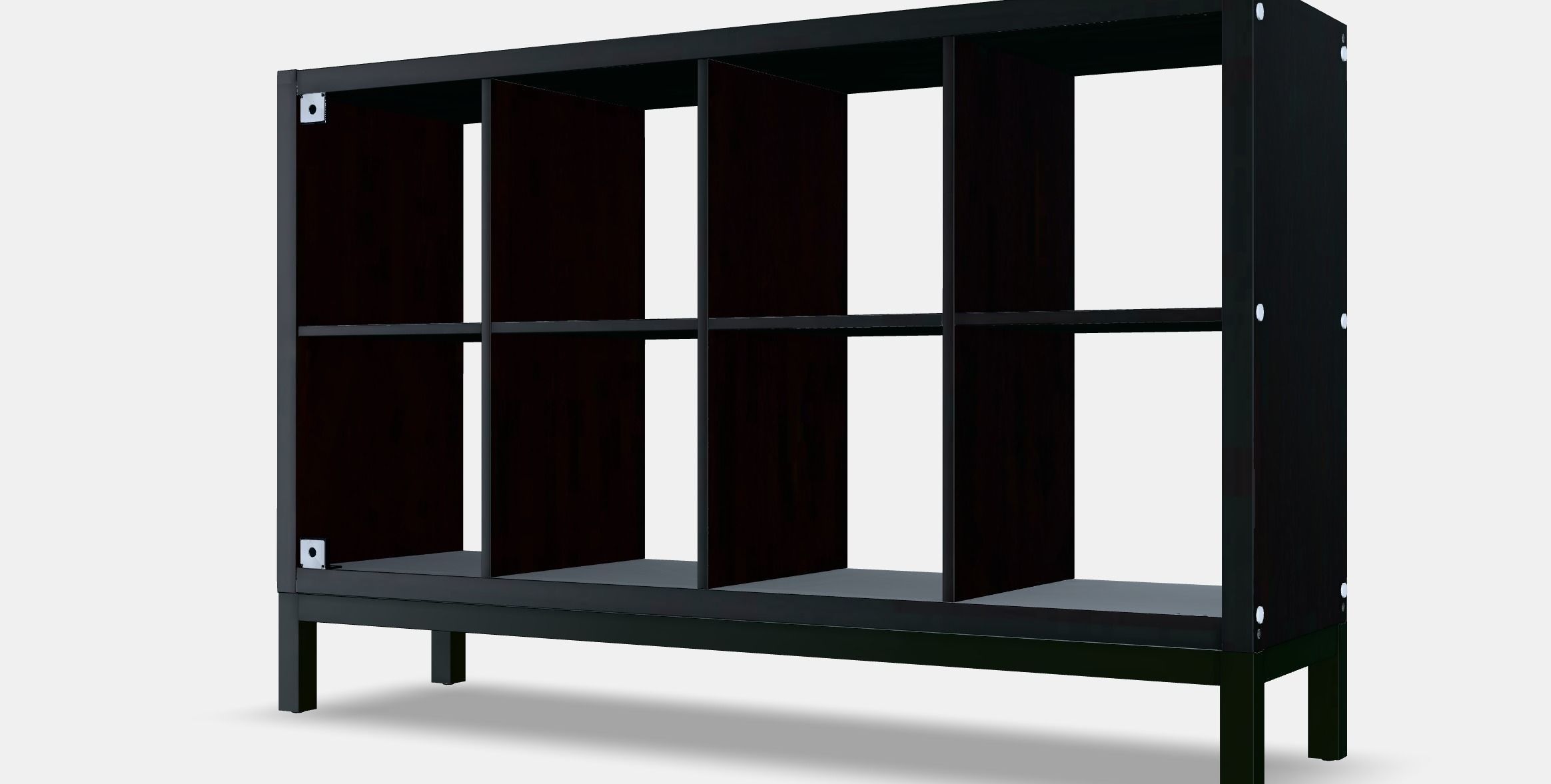 KALLAX Shelving unit with underframe 3 Low-poly 3D model_7