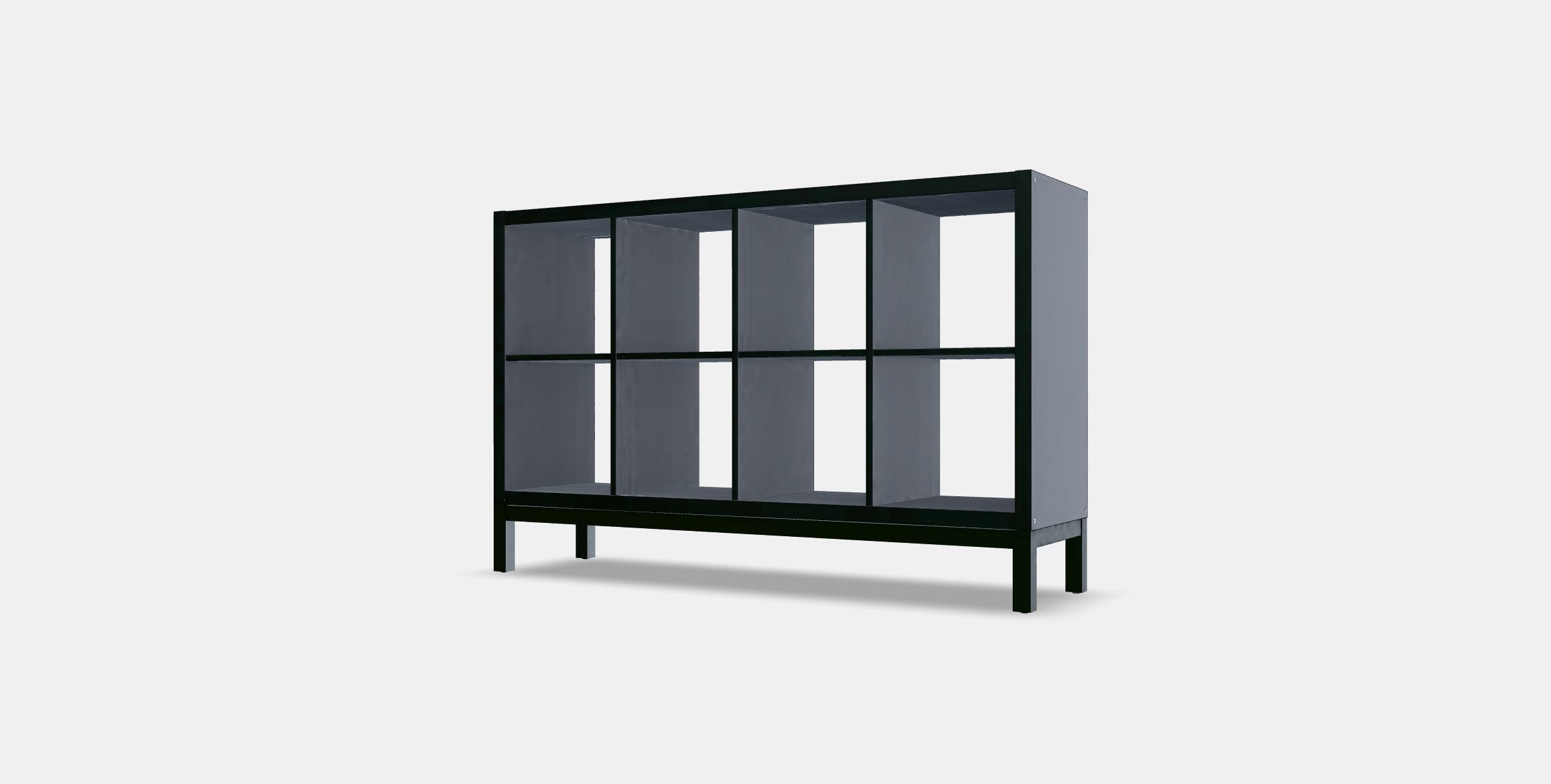 KALLAX Shelving unit with underframe 3 Low-poly 3D model_12