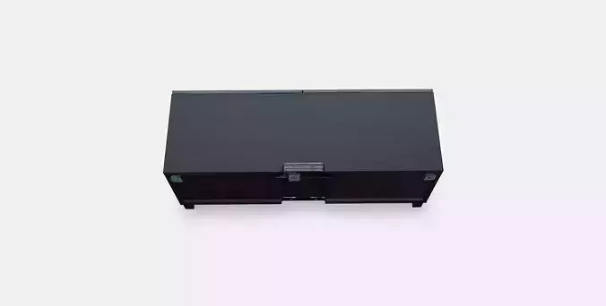 BESTA TV bench with doors 9