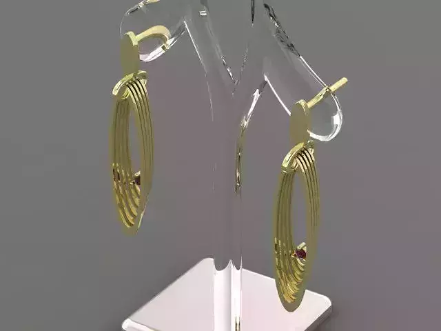 TITAN EARRINGS 3D PRINTABLE FILE