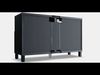 BESTA TV bench with doors 11 Low-poly 3D model_1