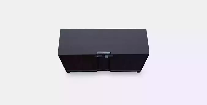 BESTA TV bench with doors 12