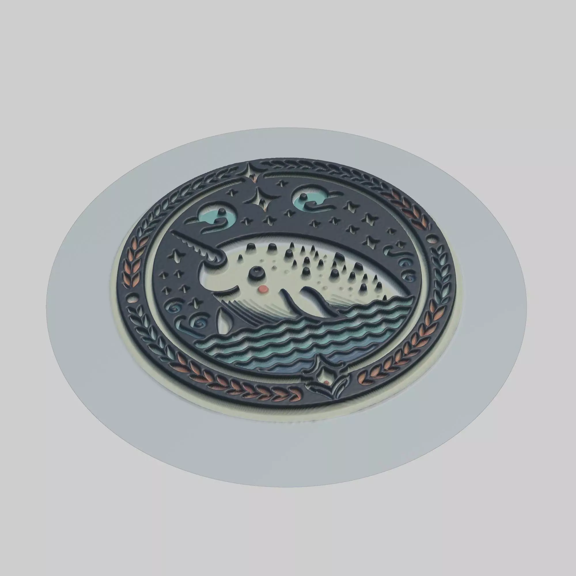 Narwhal Animal 3D print model_0