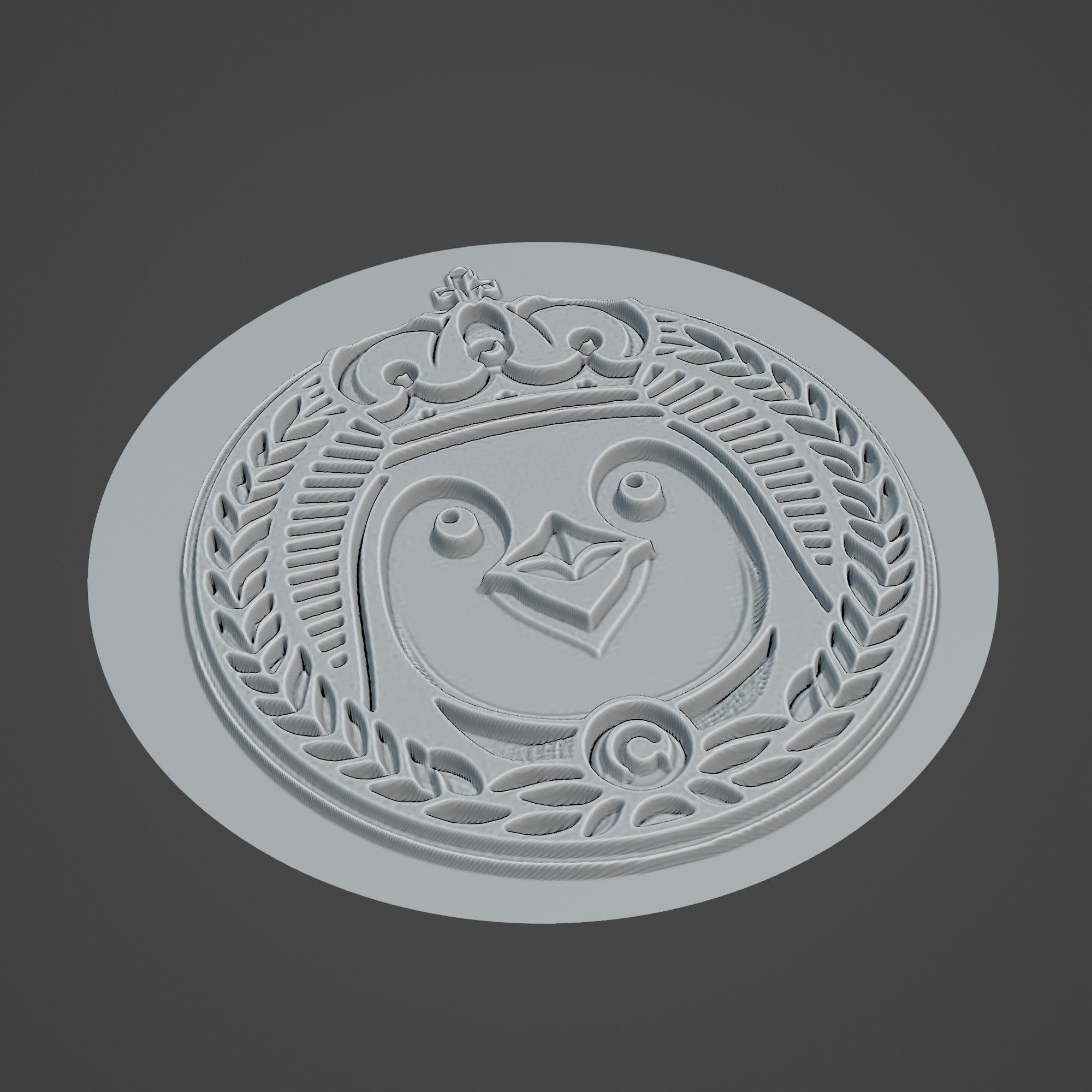 Emperor Penguin Animal 3D print model_2