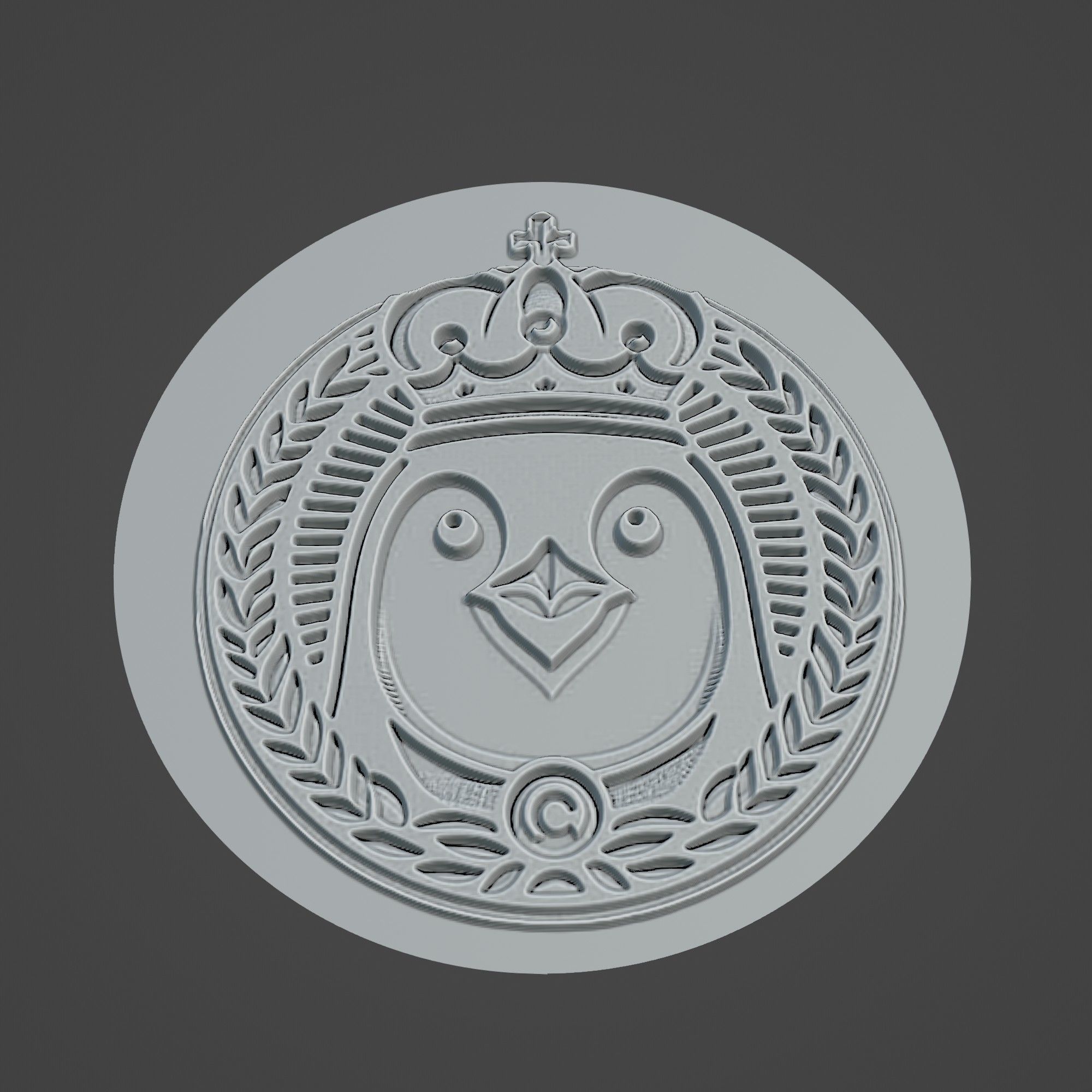 Emperor Penguin Animal 3D print model_3