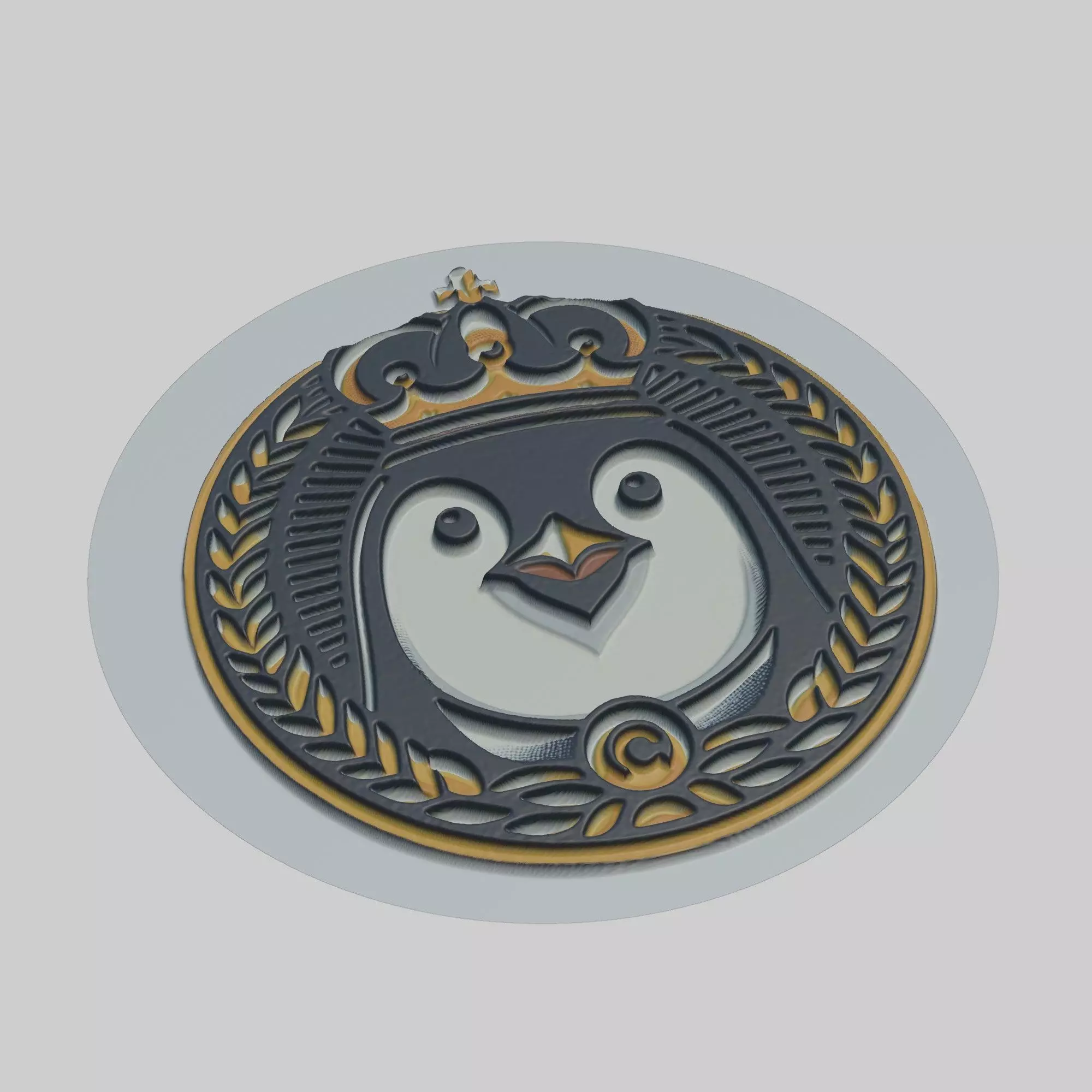 Emperor Penguin Animal 3D print model_0