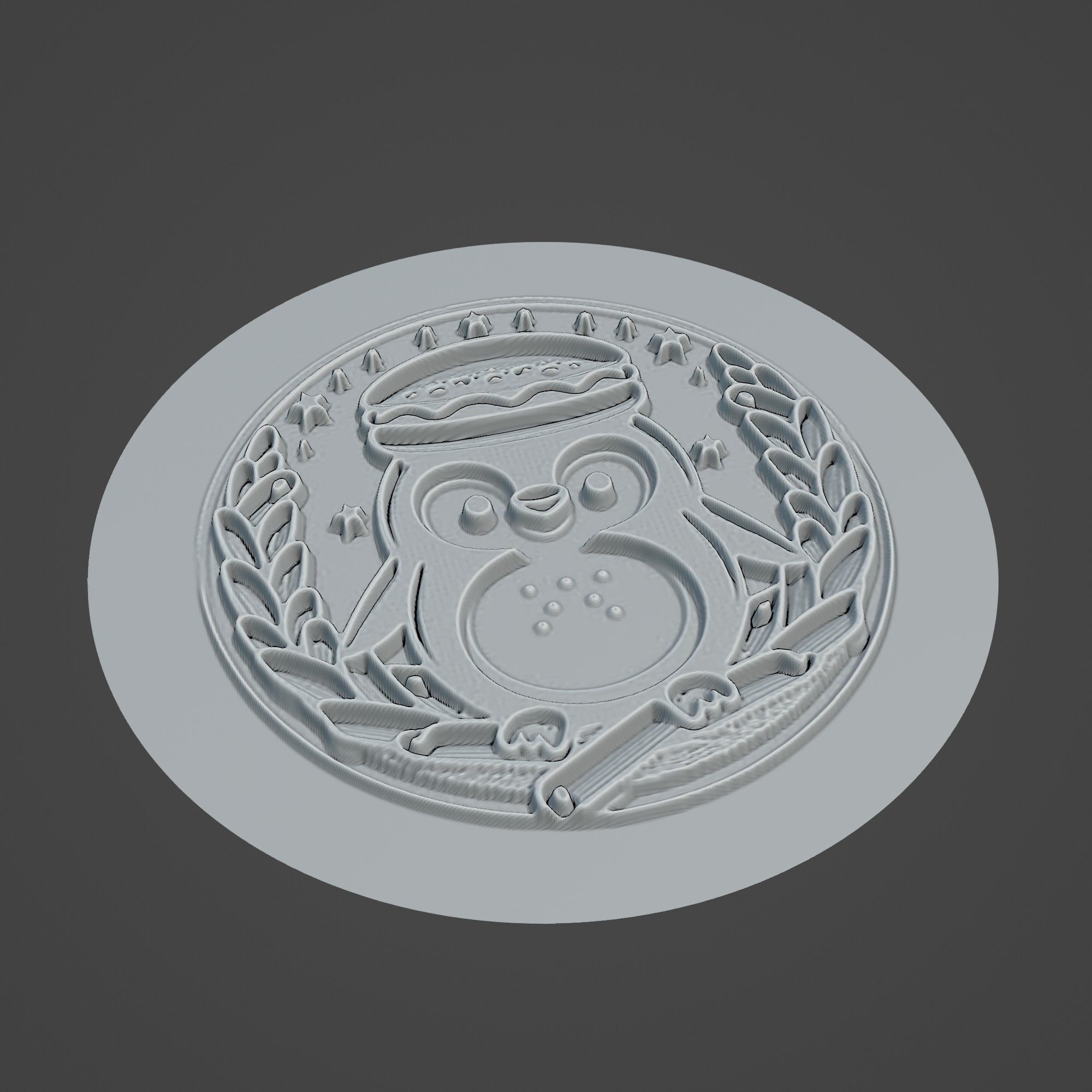 Macaroni Penguin Animal 3D print model_2