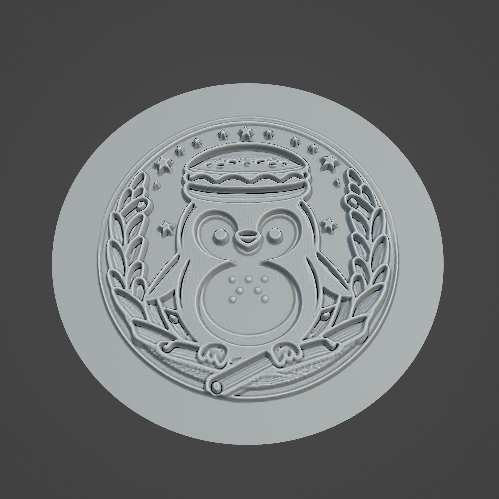 Macaroni Penguin Animal 3D print model_3