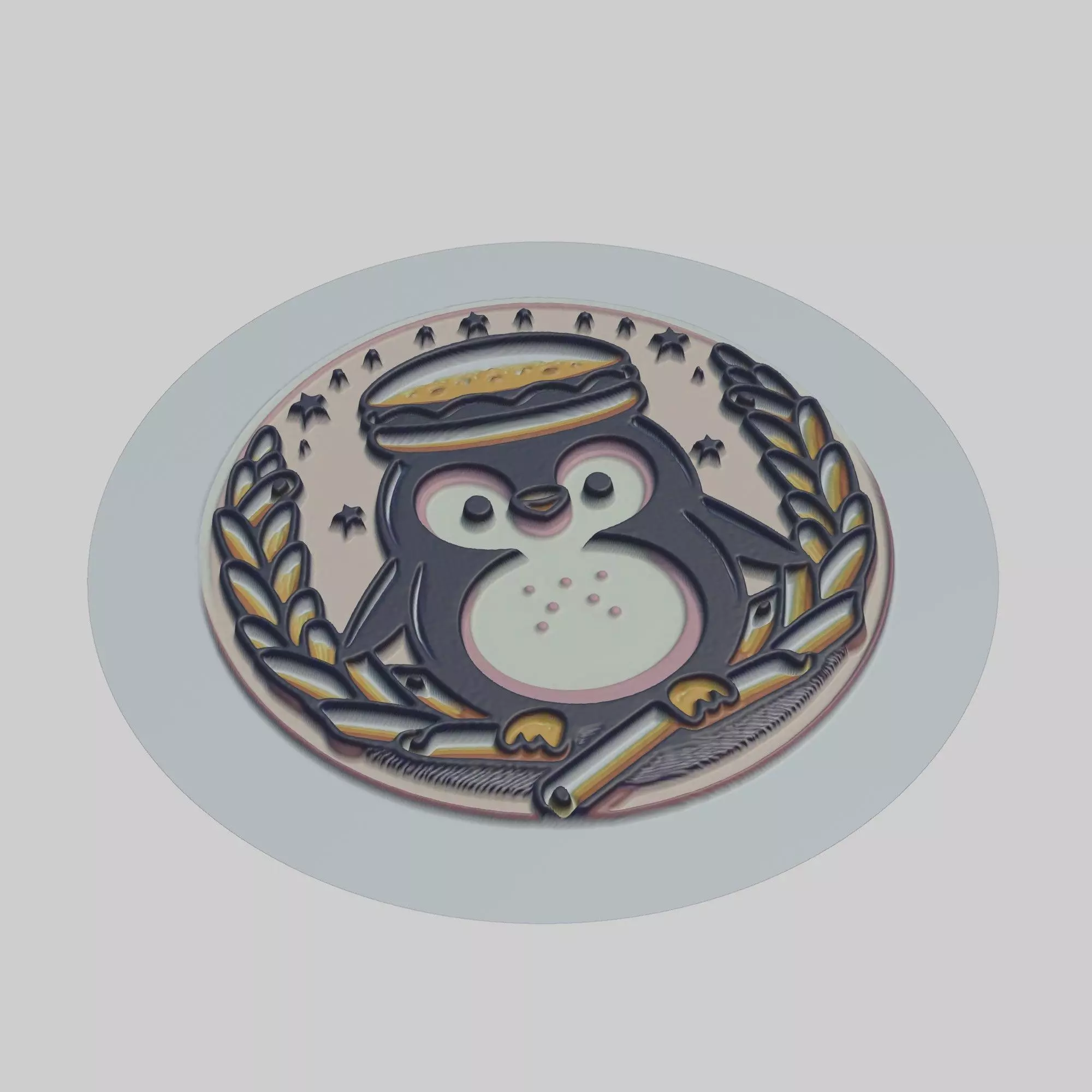 Macaroni Penguin Animal 3D print model_0