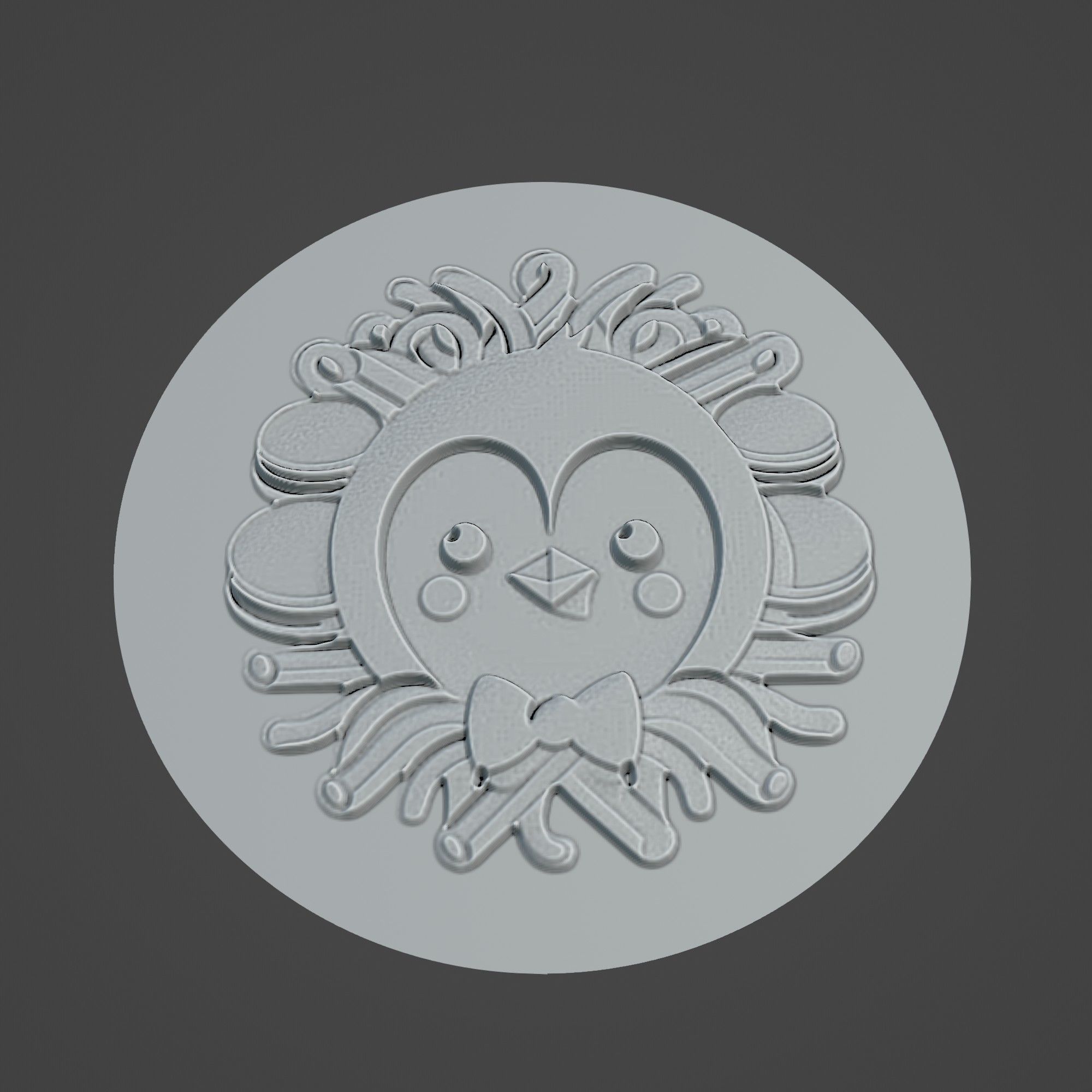 Macaroni Penguin Animal 3D print model_3