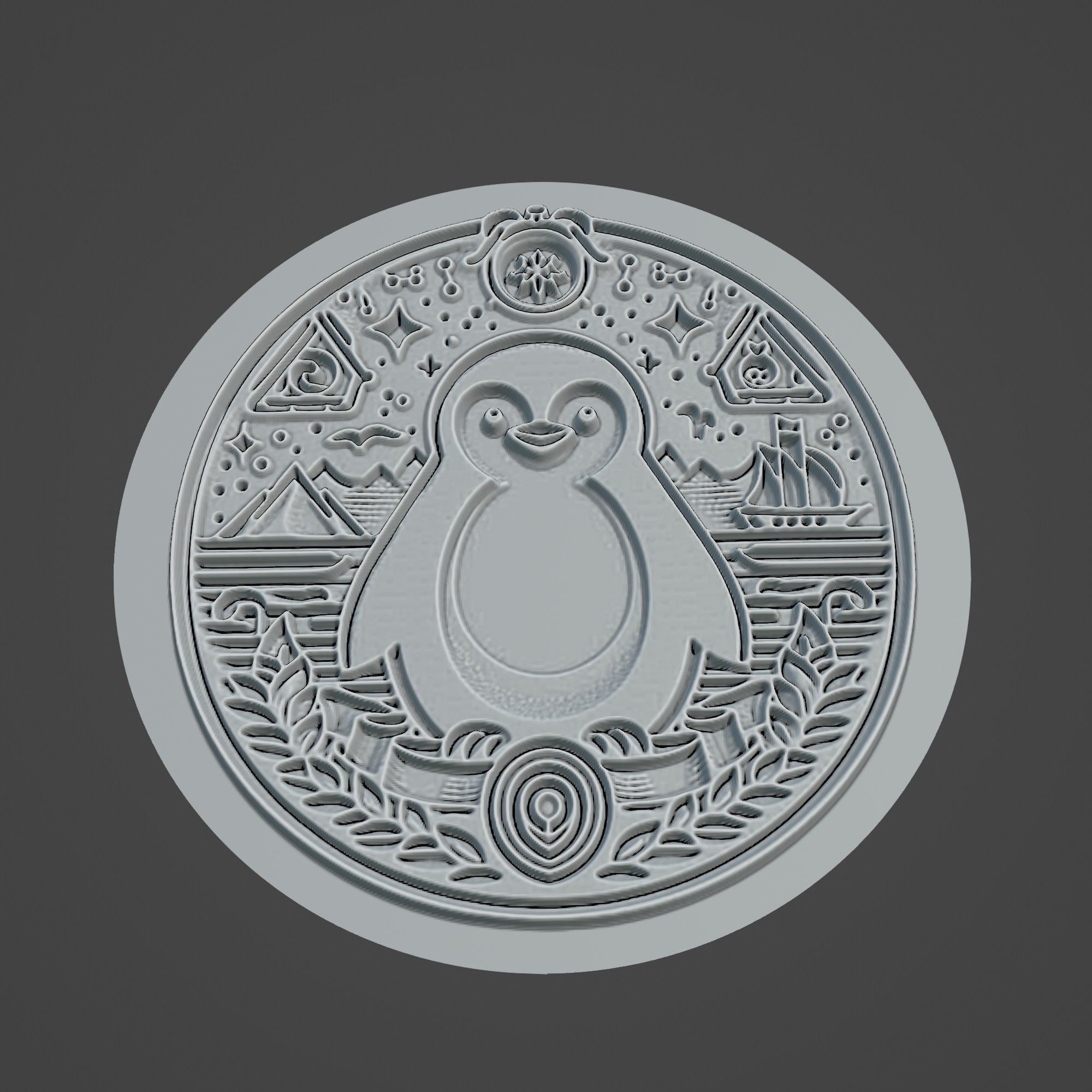 Little Blue Penguin Animal 3D print model_3