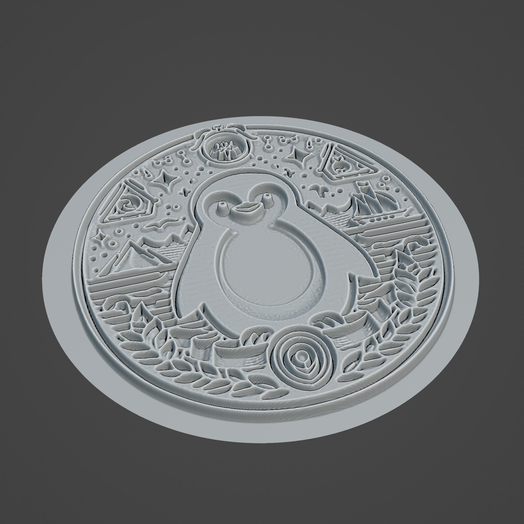 Little Blue Penguin Animal 3D print model_2