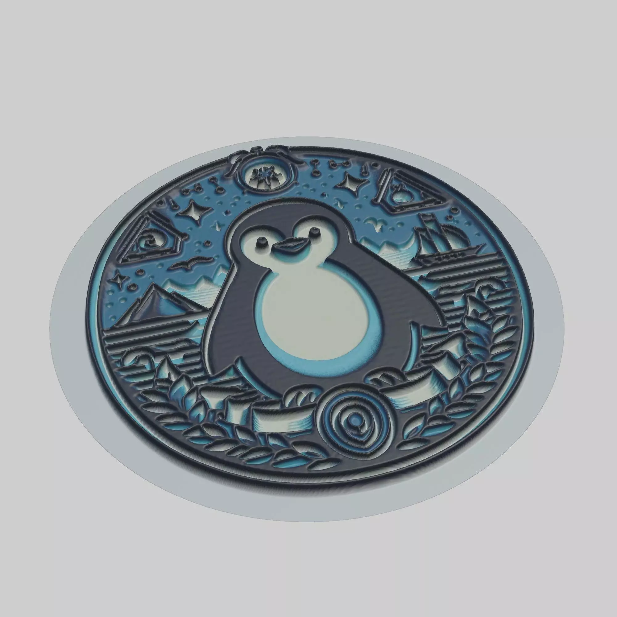 Little Blue Penguin Animal 3D print model_0