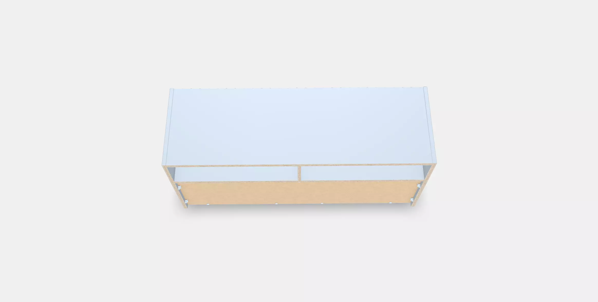 SPIKSMED TV bench Low-poly 3D model_0