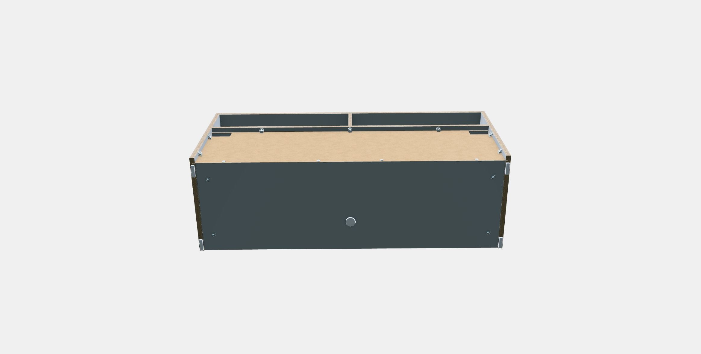 SPIKSMED TV bench Low-poly 3D model_7