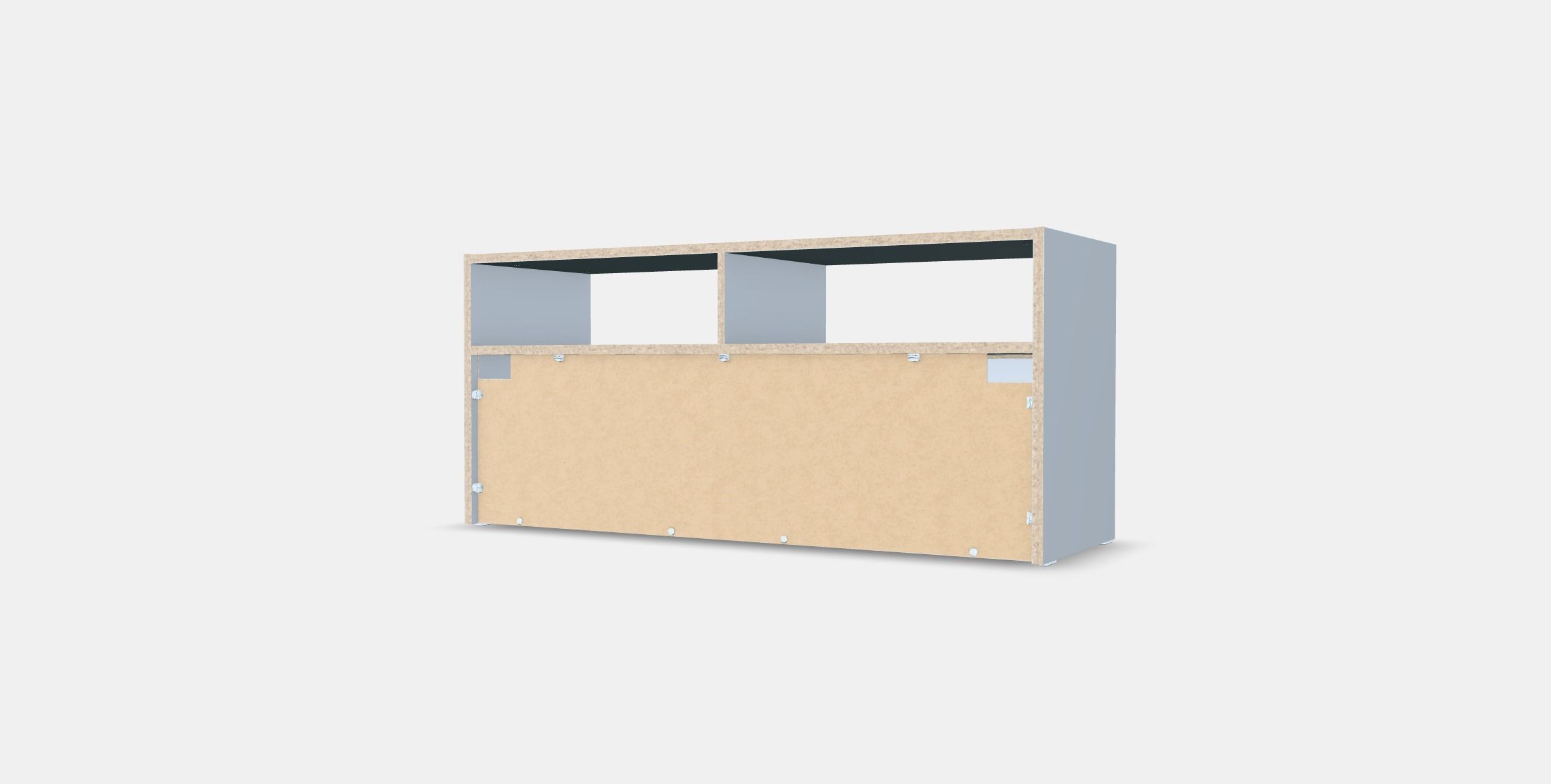SPIKSMED TV bench Low-poly 3D model_5