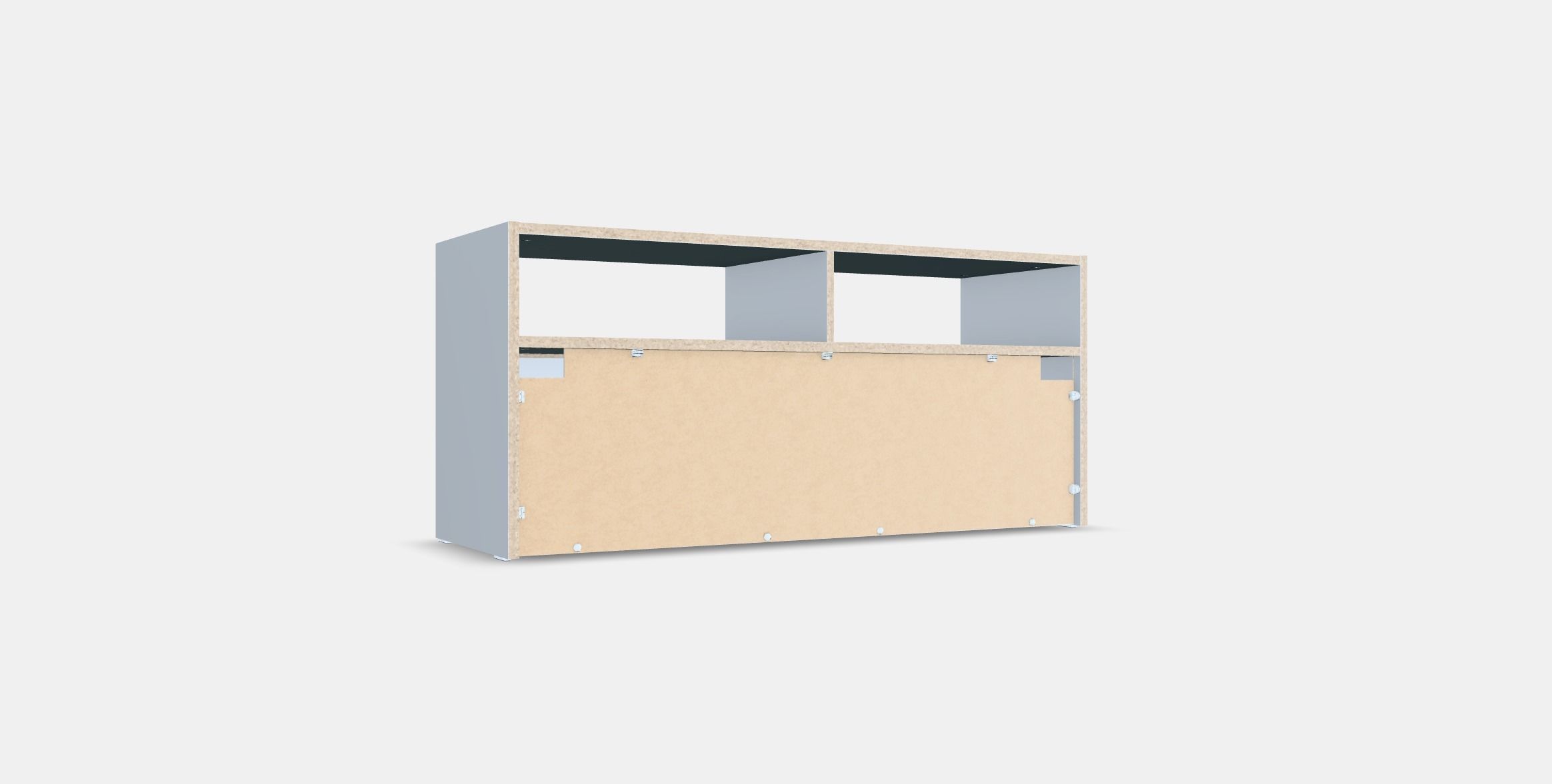 SPIKSMED TV bench Low-poly 3D model_16