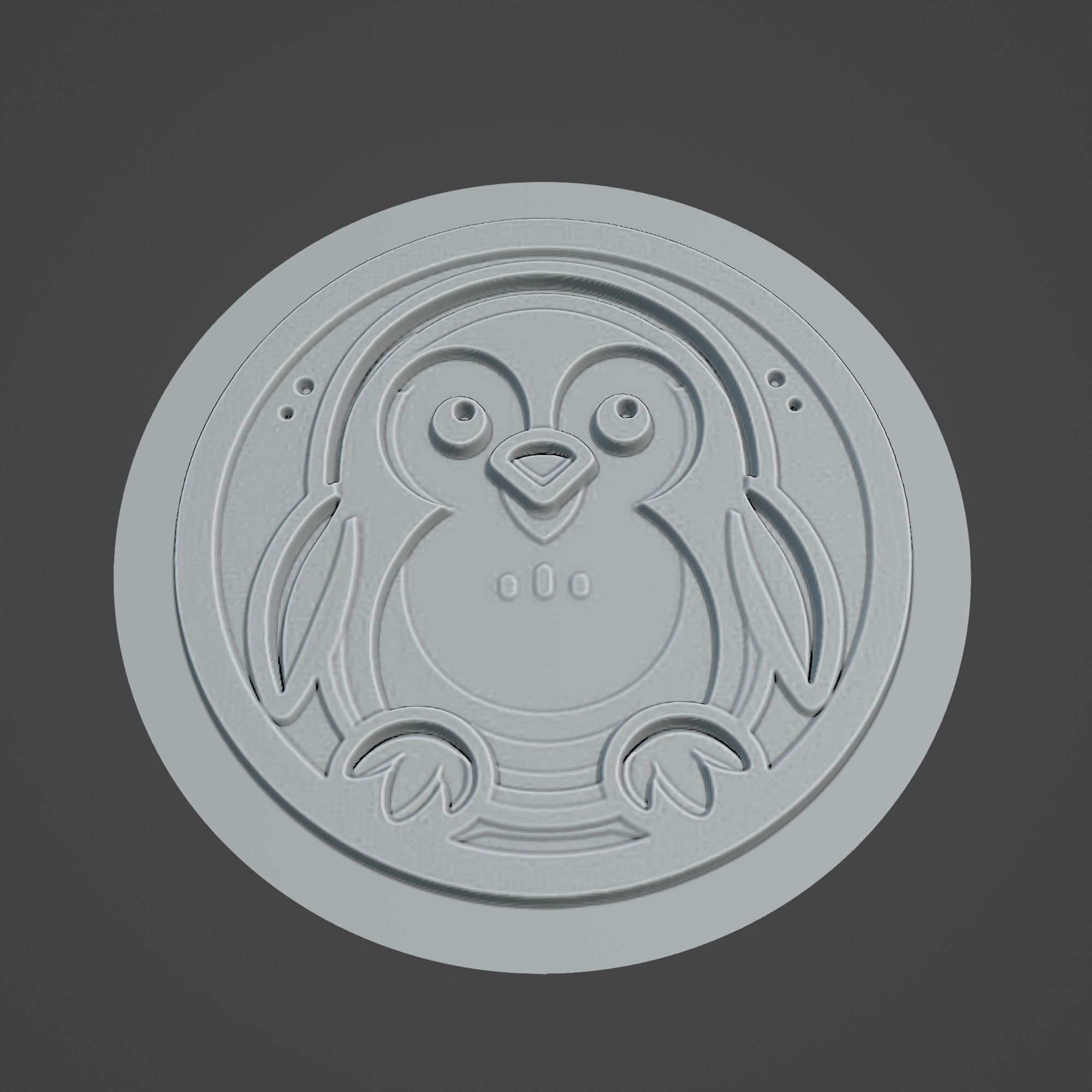 Little Blue Penguin Animal 3D print model_3