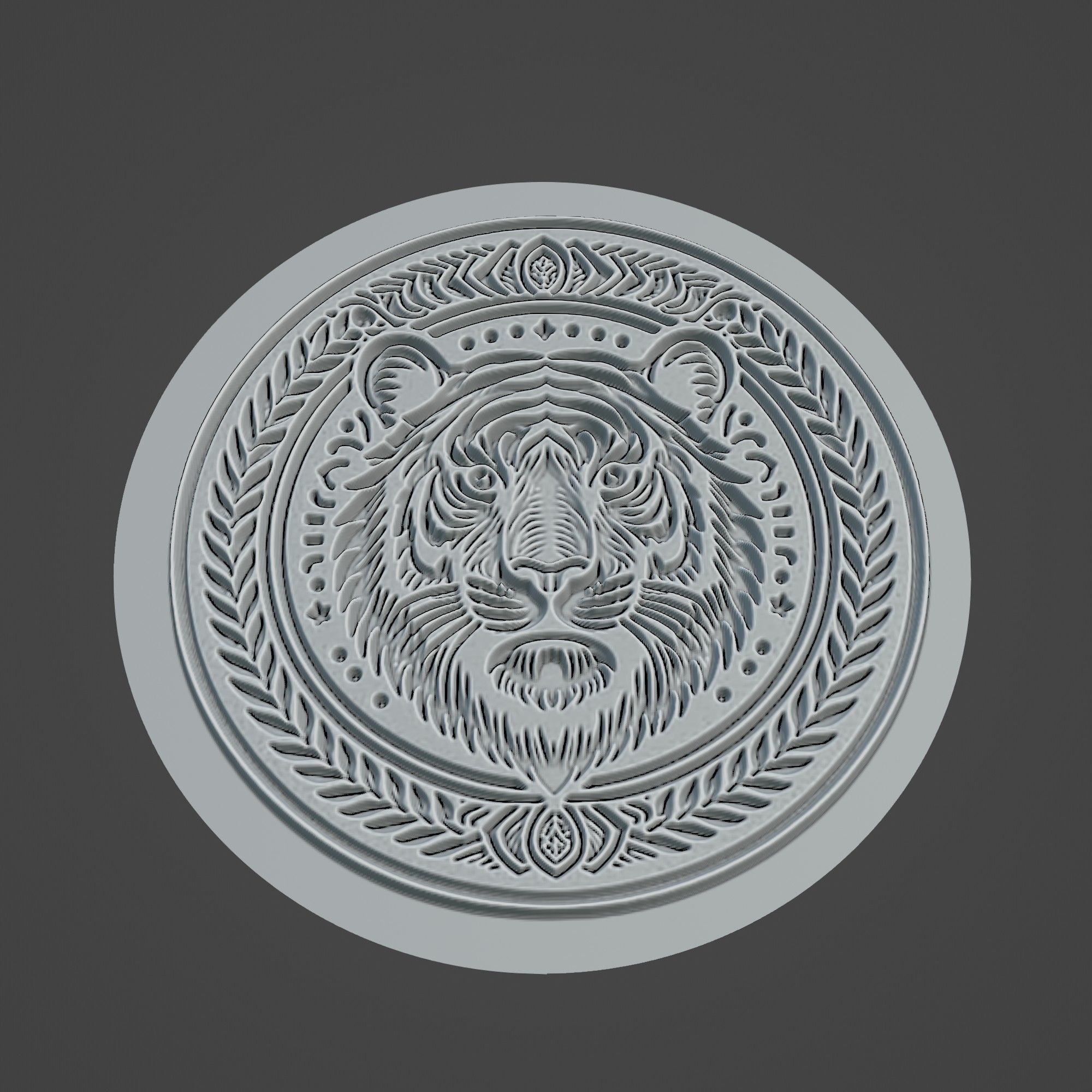 Bengal Tiger Animal 3D print model_3