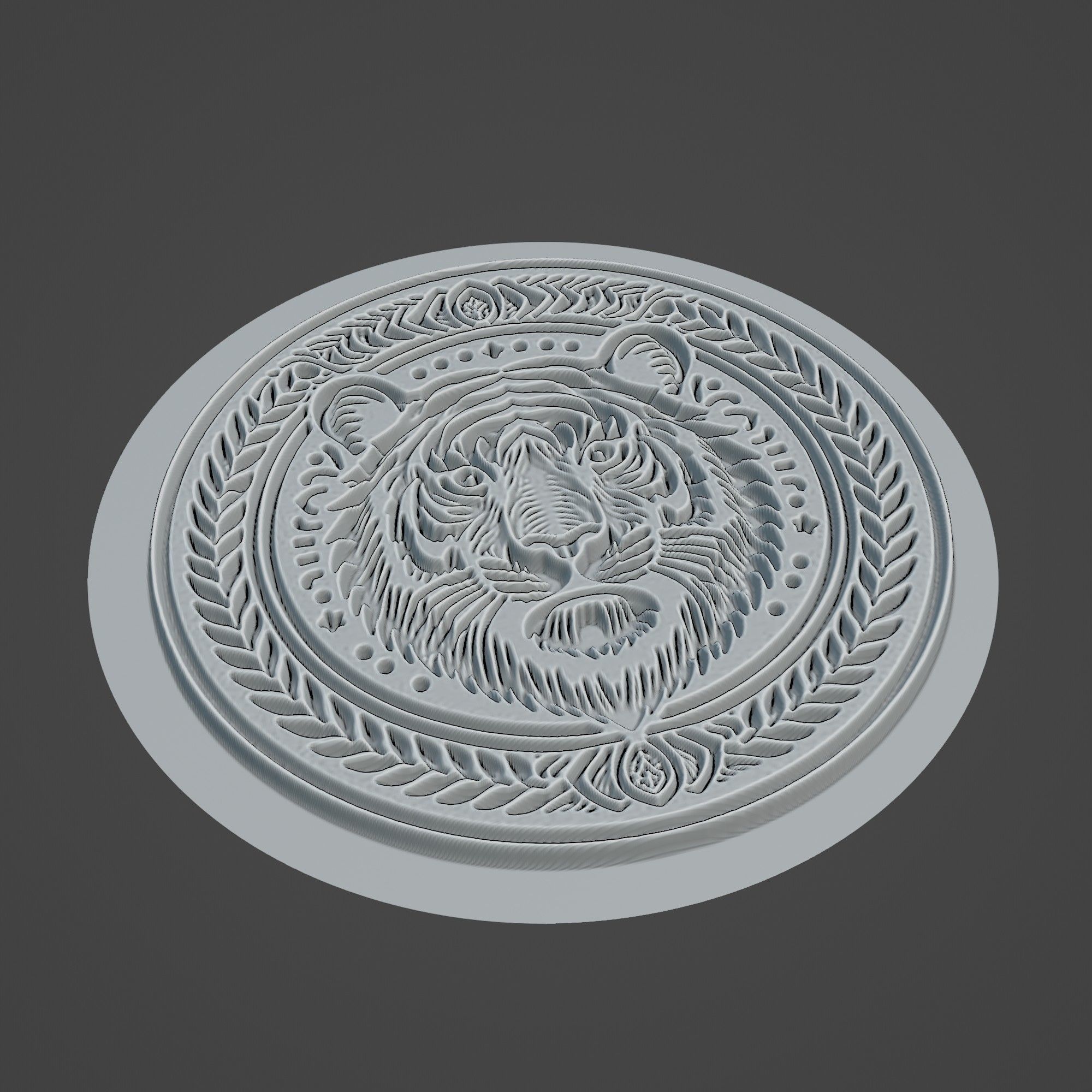 Bengal Tiger Animal 3D print model_2
