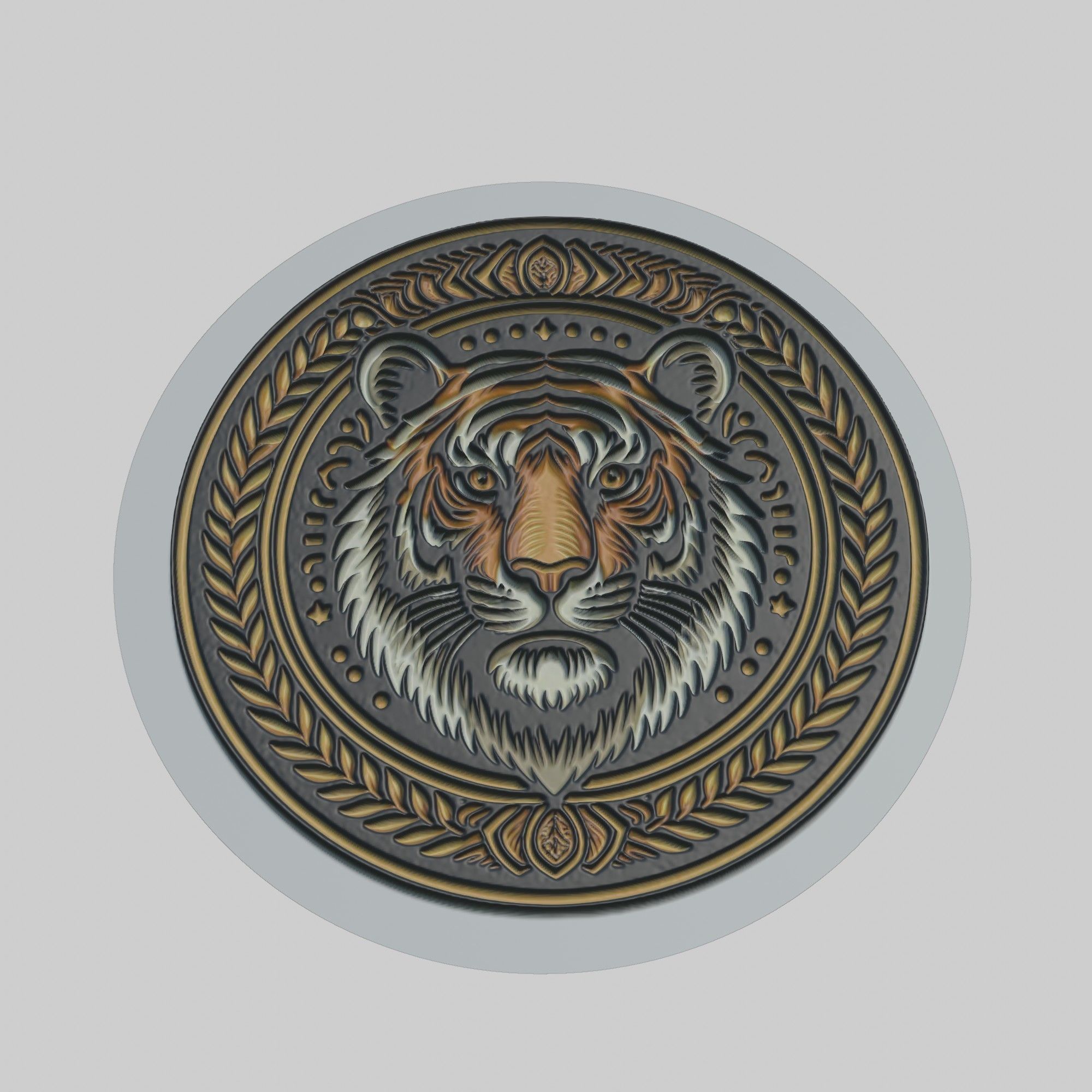 Bengal Tiger Animal 3D print model_1