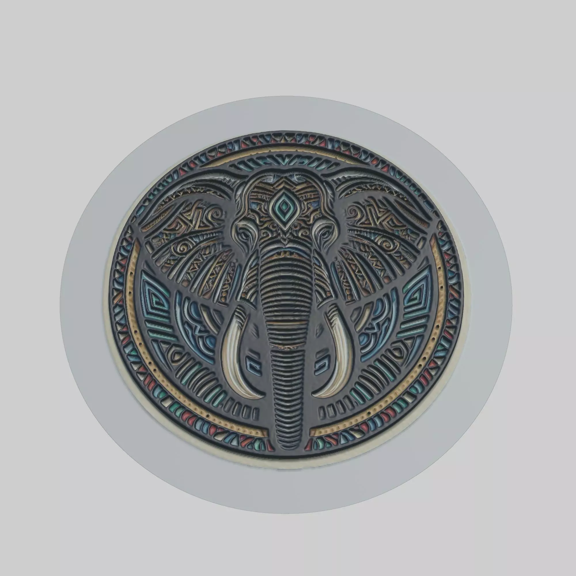 African Elephant Animal 3D print model_0