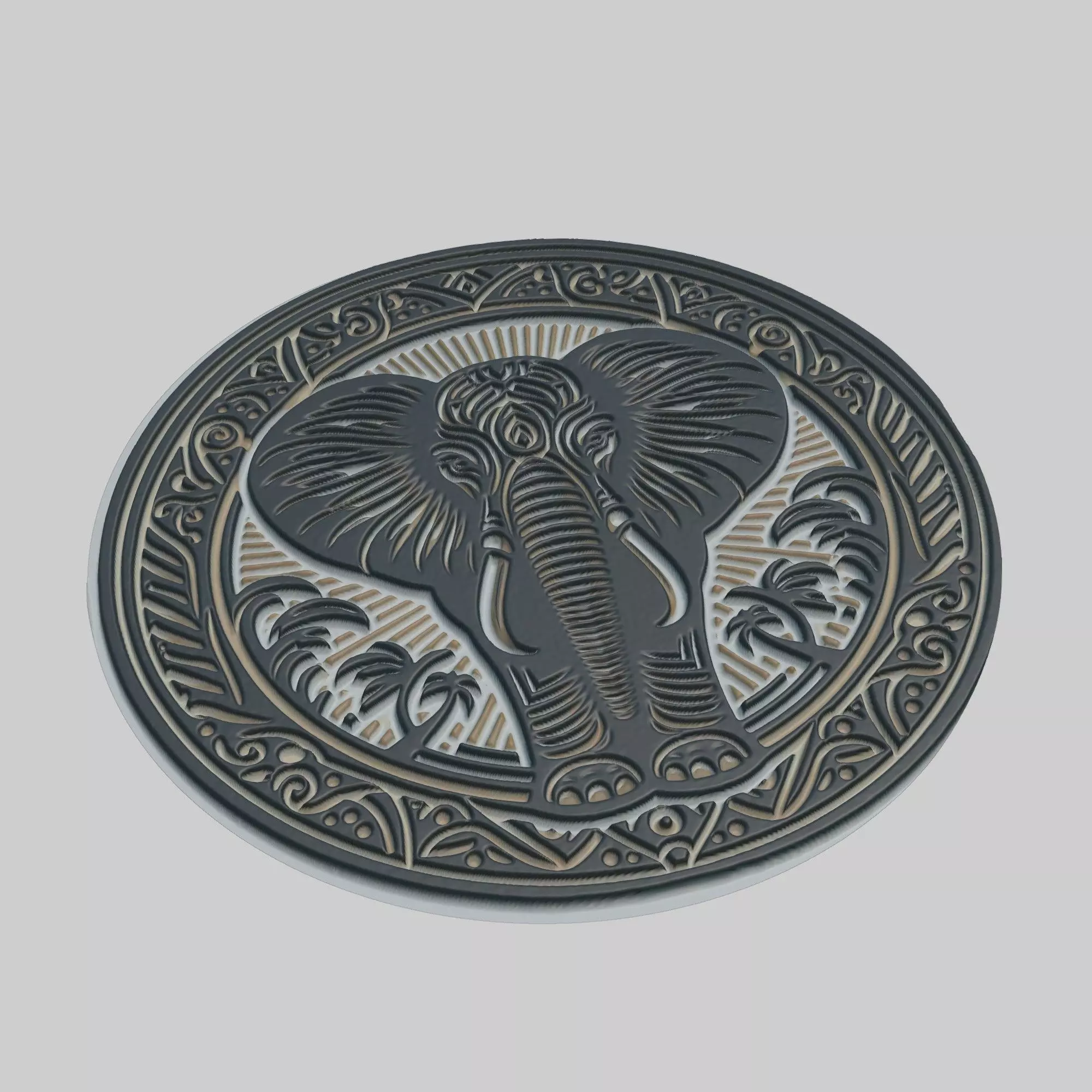 African Elephant Animal 3D print model_0