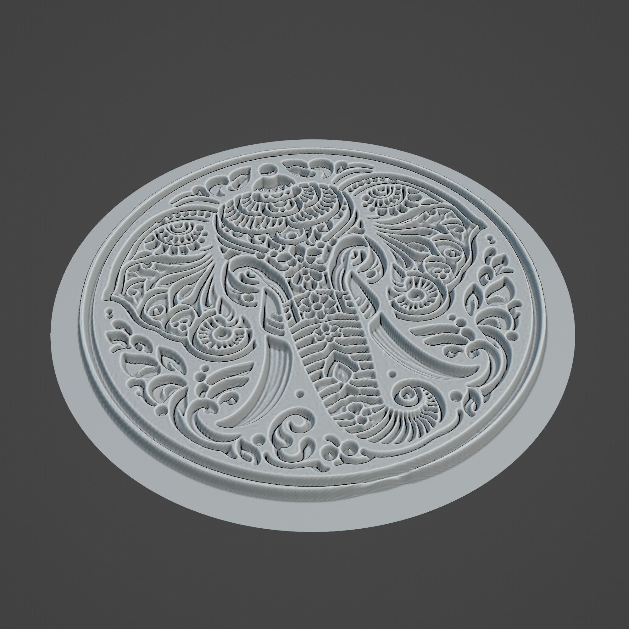 Asian Elephant Animal 3D print model_2