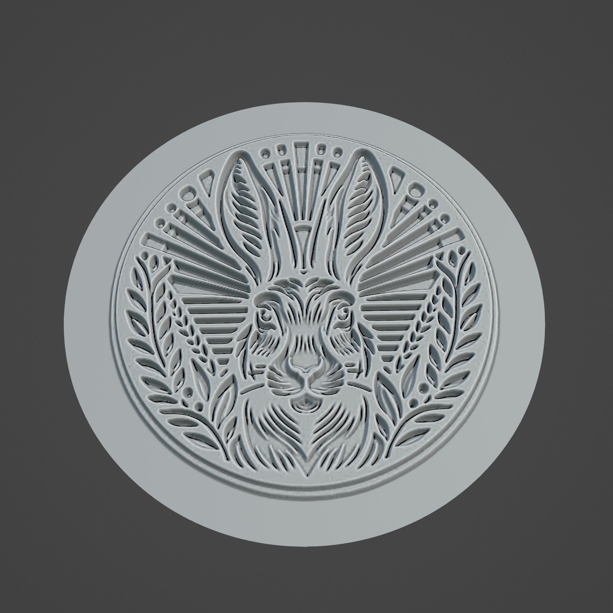 Wild Rabbit Animal 3D print model_3