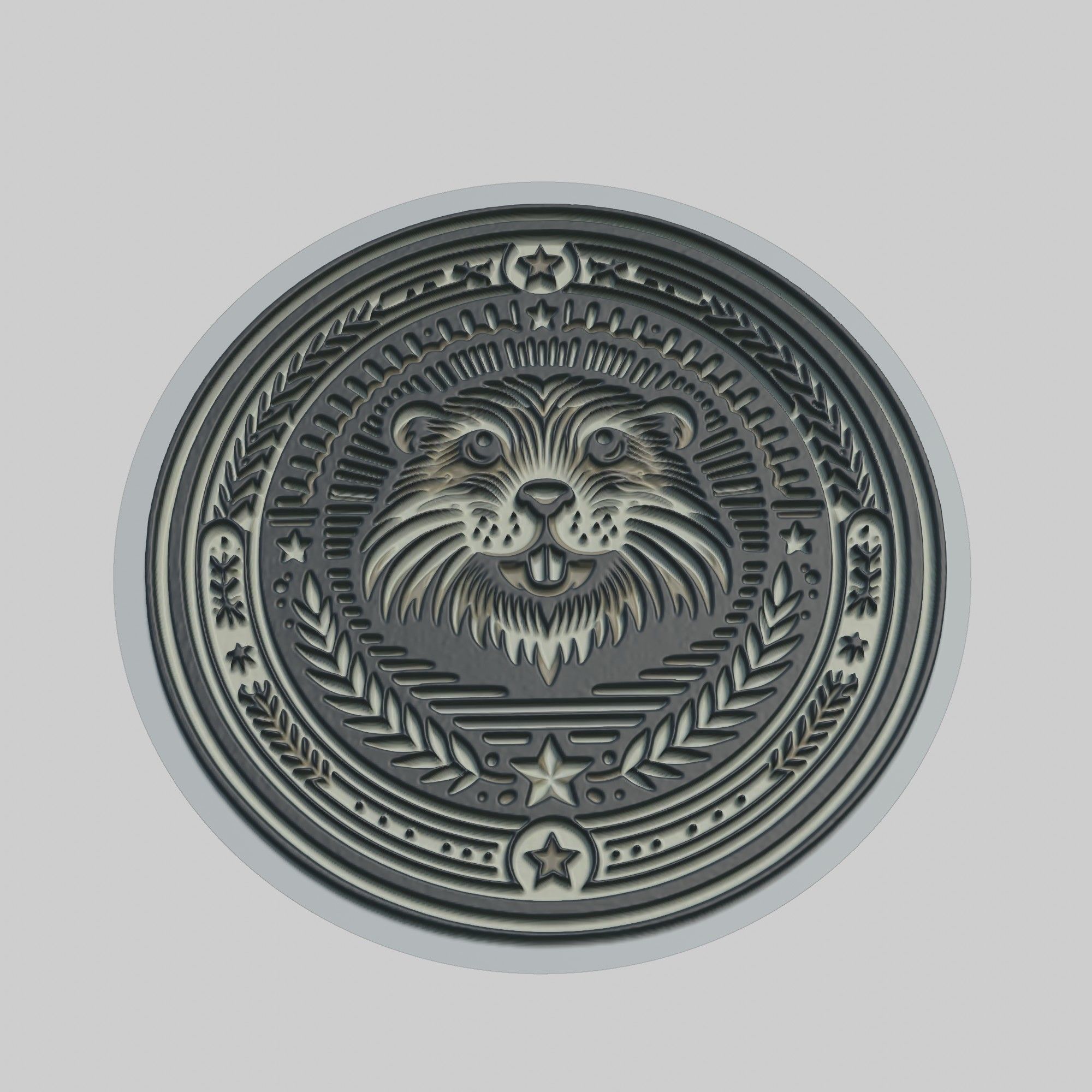 Muskrat Animal 3D print model_1