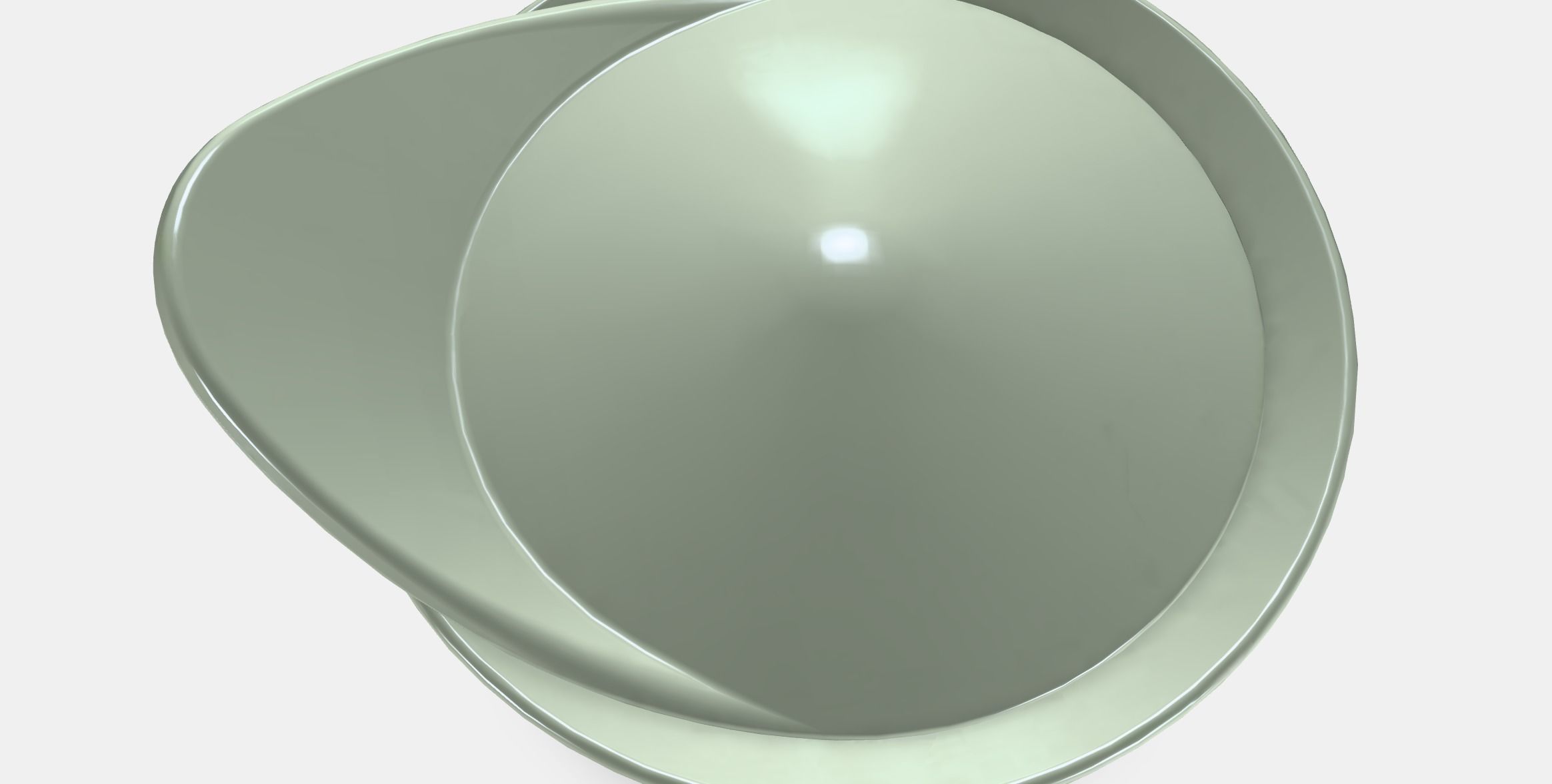 FARGKLAR Oven-serving dish with lid 1 Low-poly 3D model_4