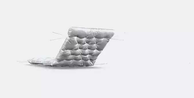 KUDDARNA Sun lounger cushion Low-poly 3D model