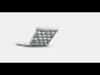 KUDDARNA Sun lounger cushion Low-poly 3D model_1