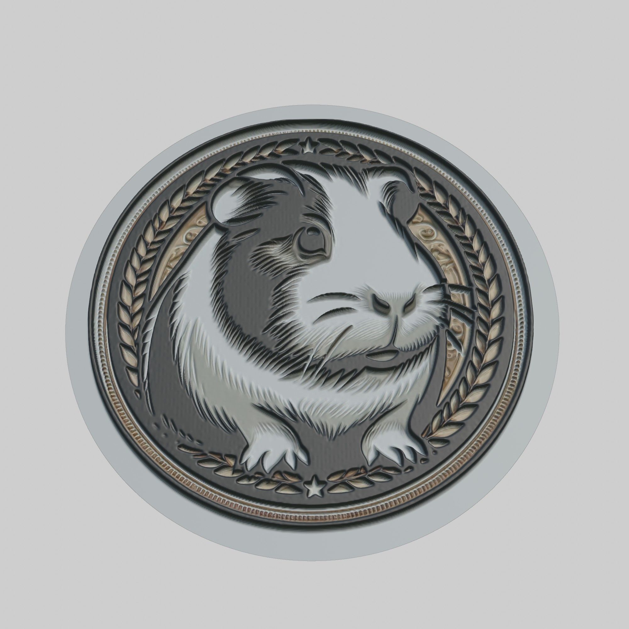 Guinea Pig Animal 3D print model_1