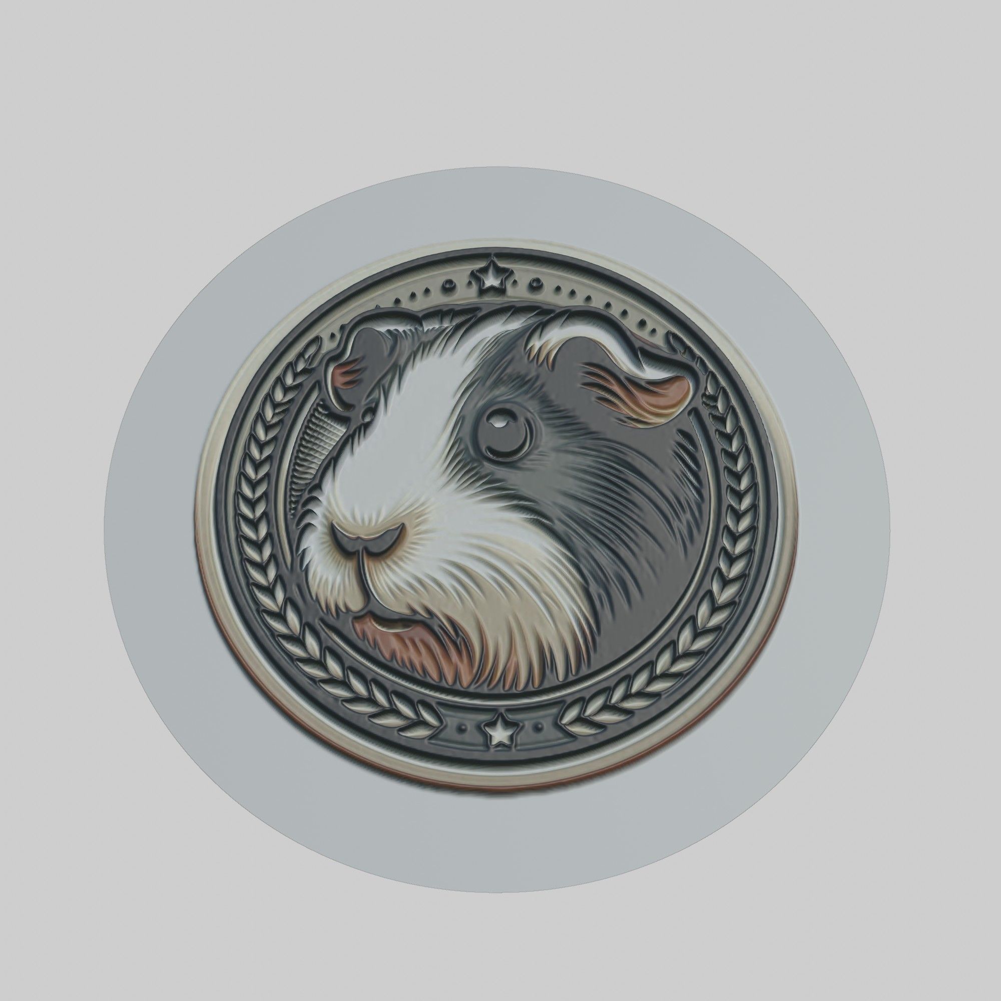 Guinea Pig Animal 3D print model_1