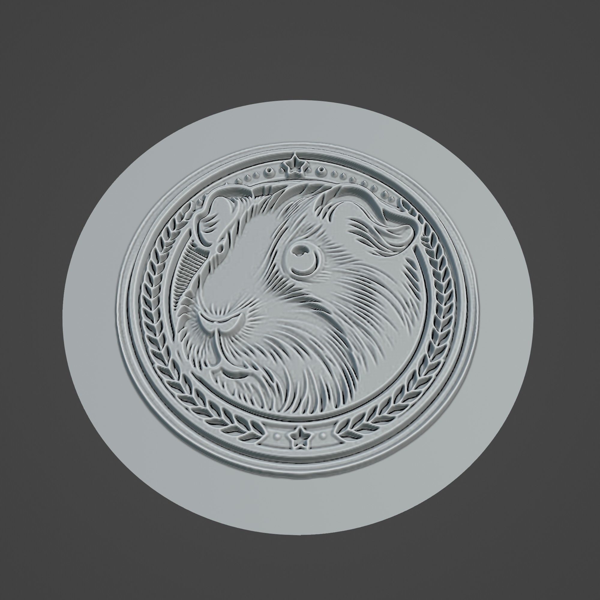 Guinea Pig Animal 3D print model_3