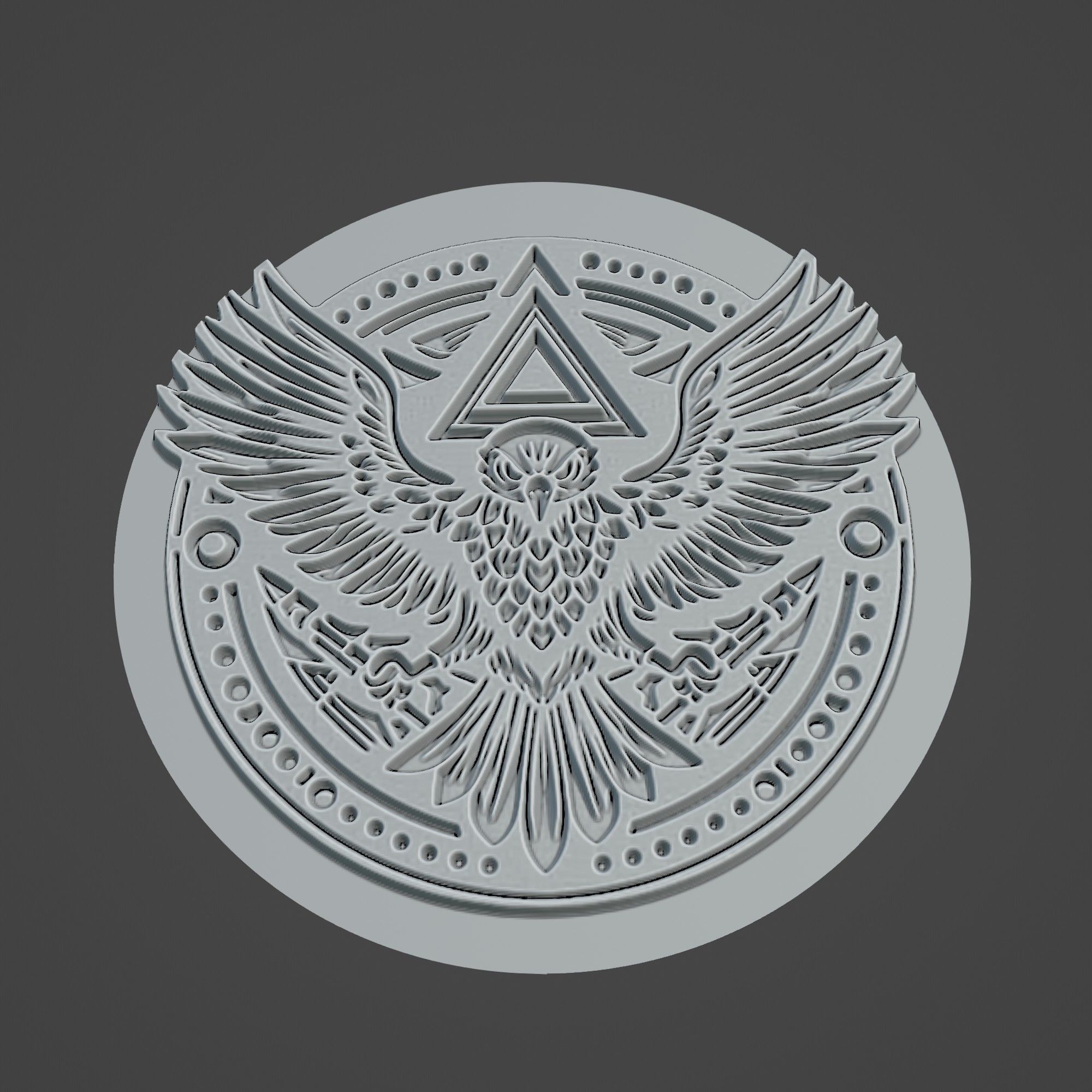 Hawk Animal 3D print model_3