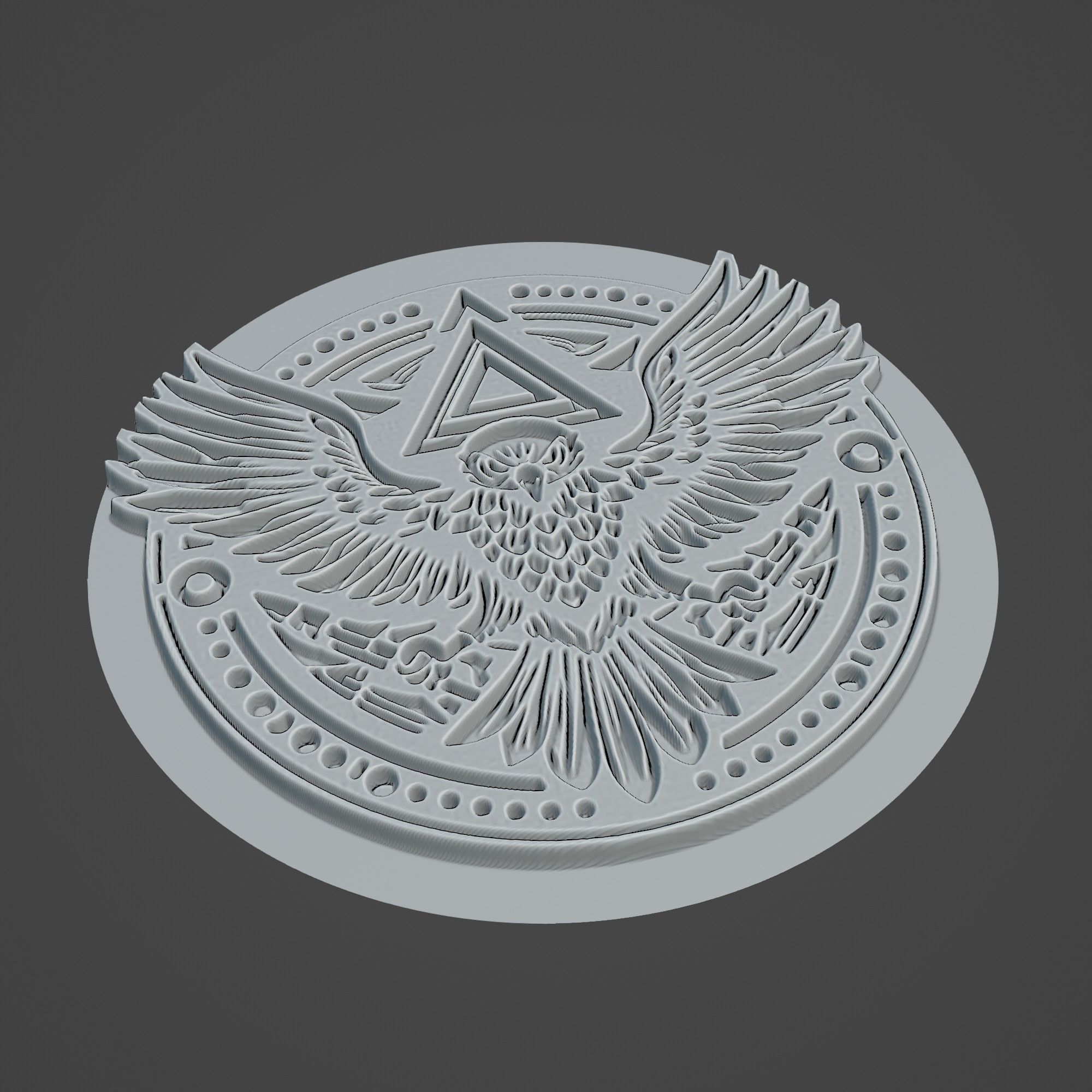 Hawk Animal 3D print model_2