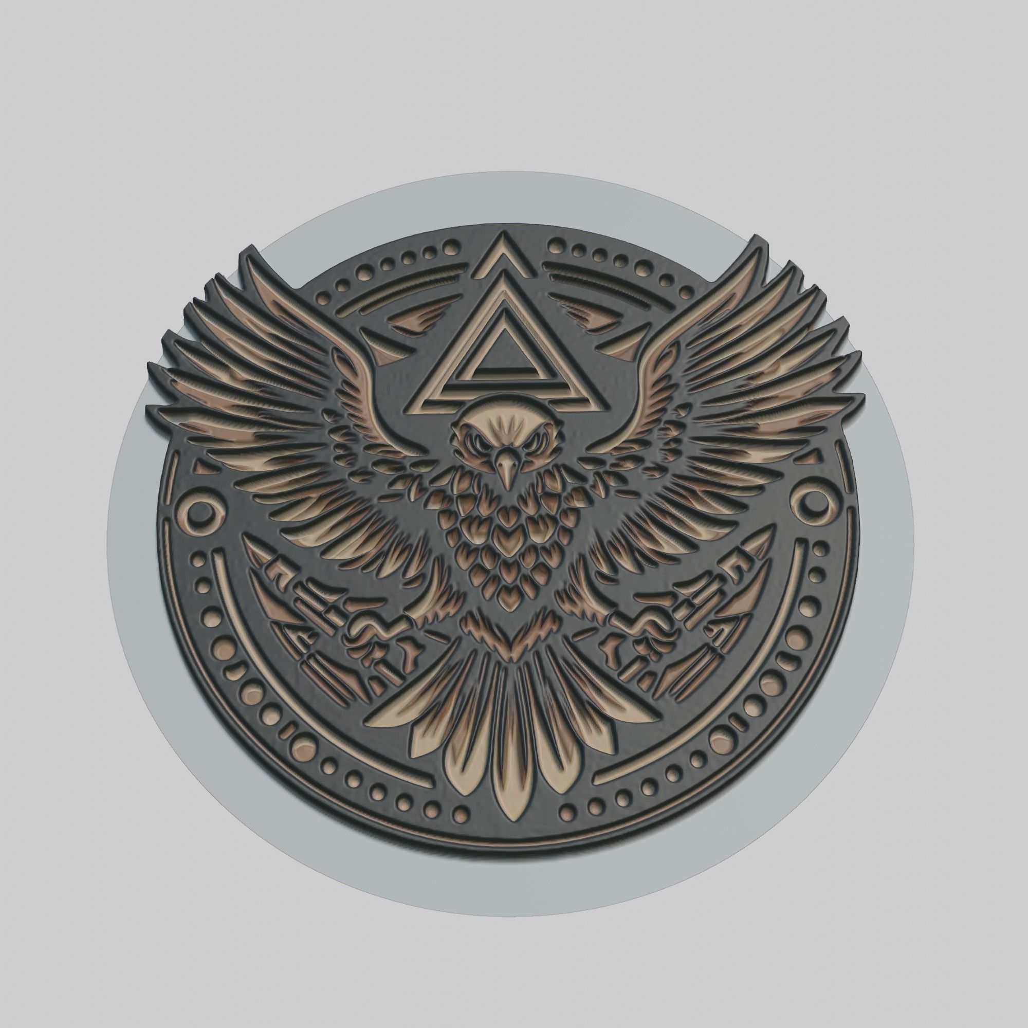 Hawk Animal 3D print model_1