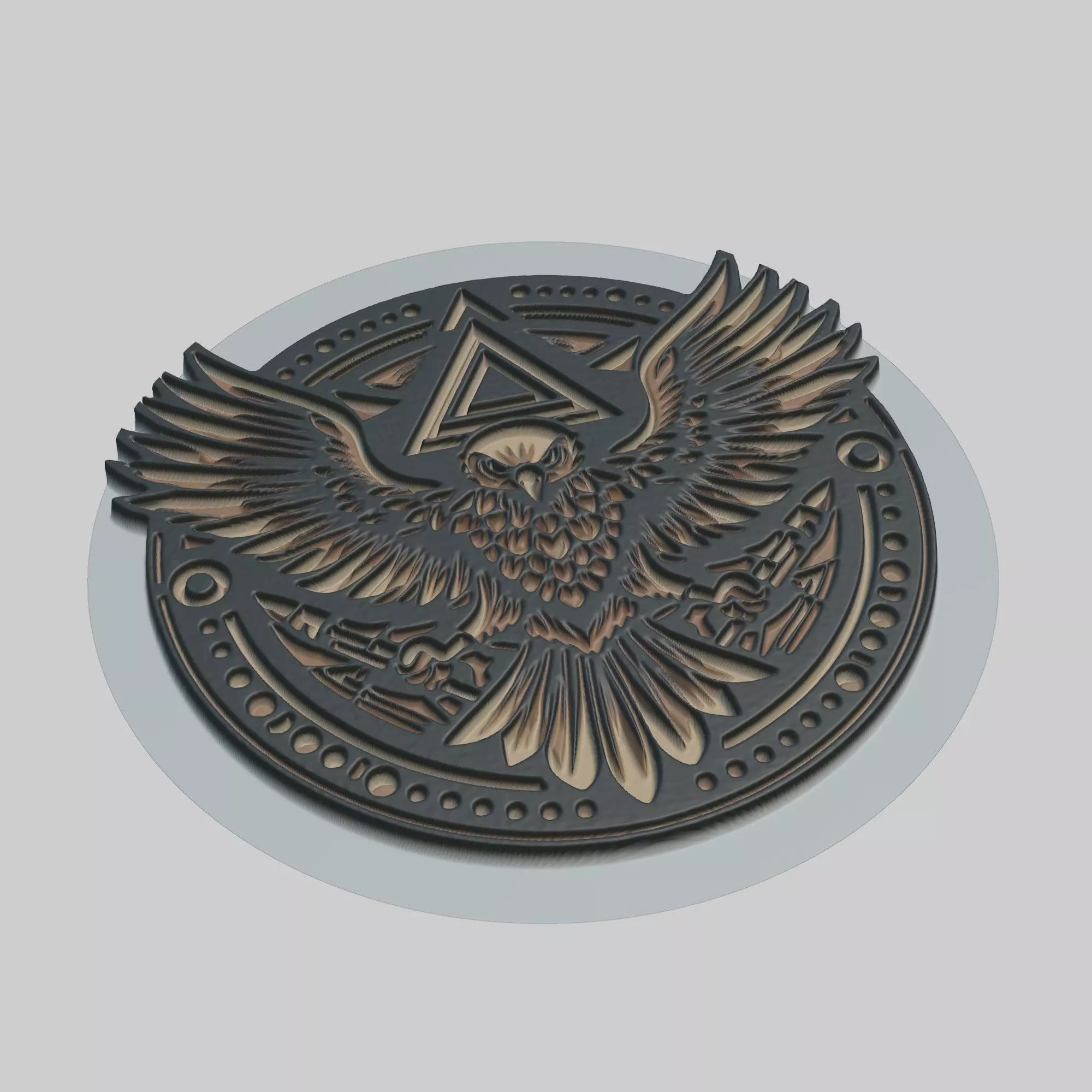 Hawk Animal 3D print model_0